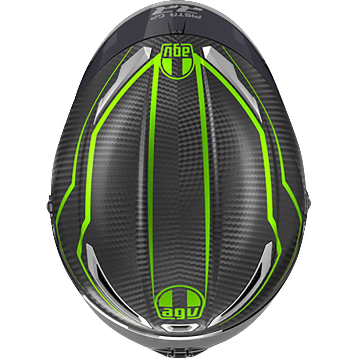 AGV #2118356002-018-L - Pista GP RR Helmet - Performante - Carbon/Lime - Large