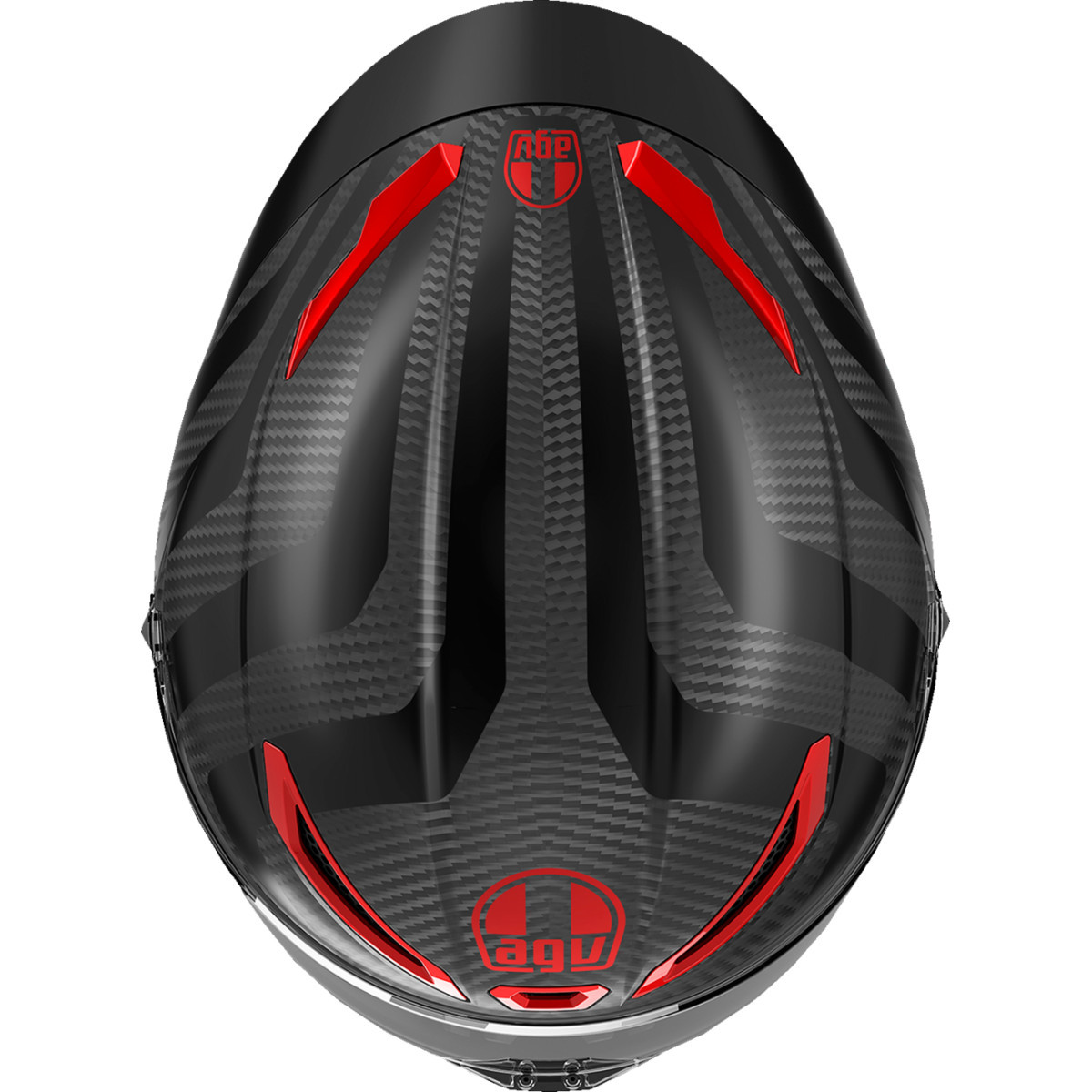 AGV #2118356002-019-L - Pista GP RR Helmet - Intrepido - Matte Carbon/Black/Red - Large