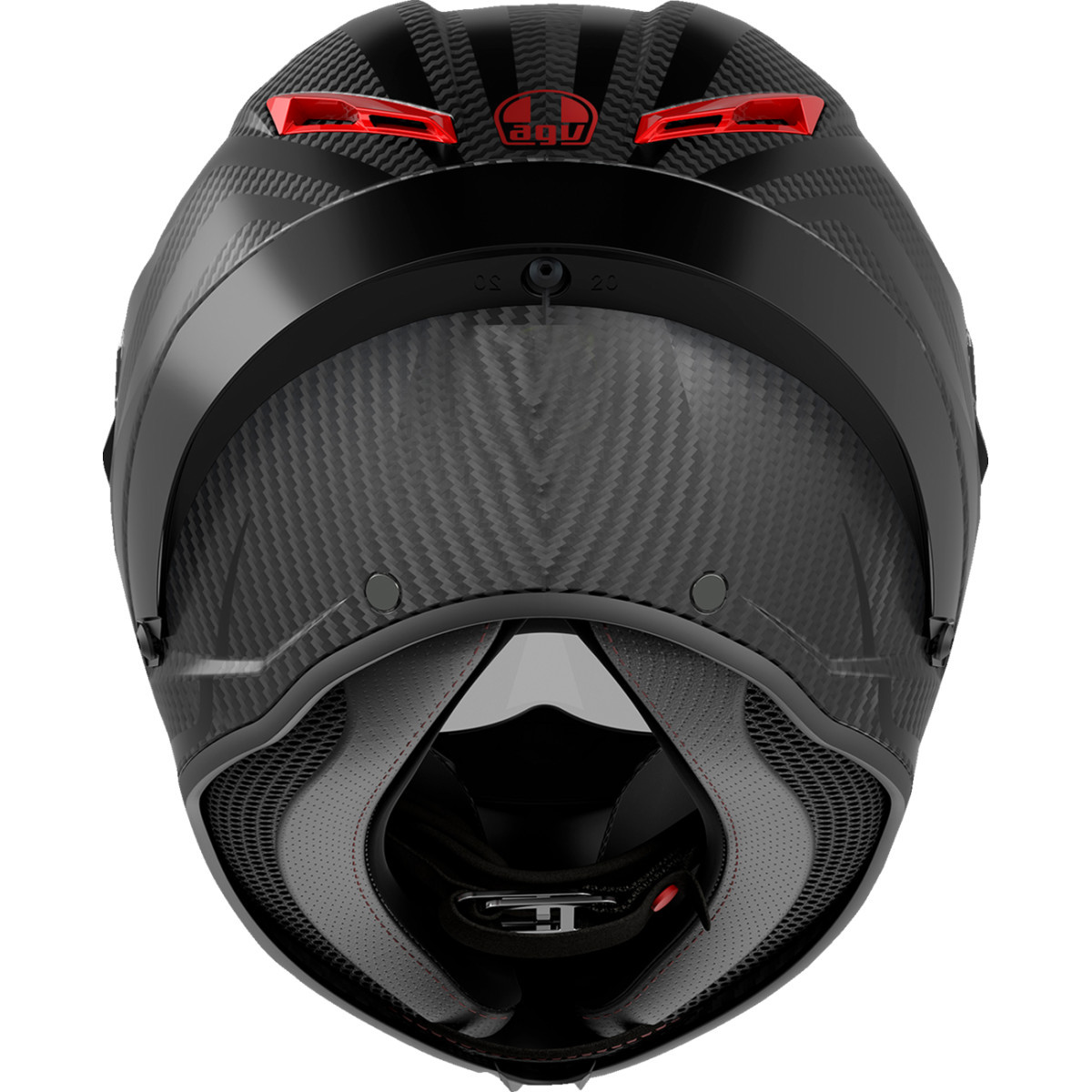 AGV #2118356002-019-XL - Pista GP RR Helmet - Intrepido - Matte Carbon/Black/Red - XL