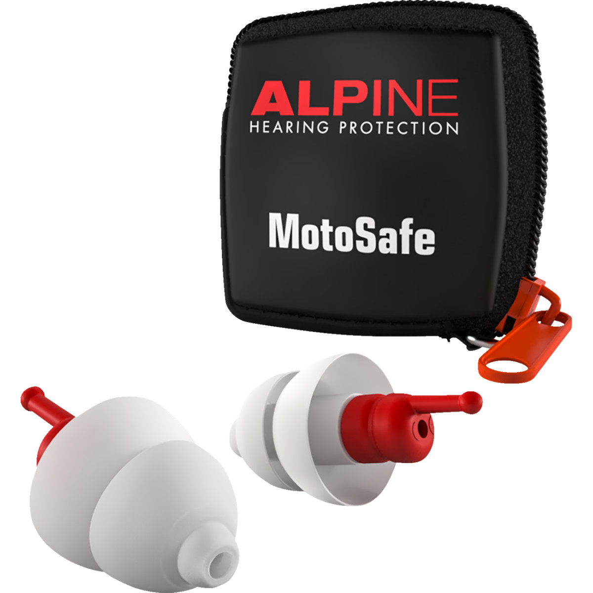 Alpine Hearing Protection #111.23.111 - MotoSafe Earplugs - Race