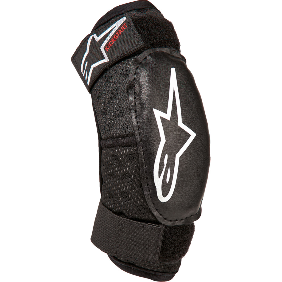 Alpinestars #6540824-13-4/6 - Youth Bionic Action Kickstart Guards - Elbow - Black/Red - 4/6