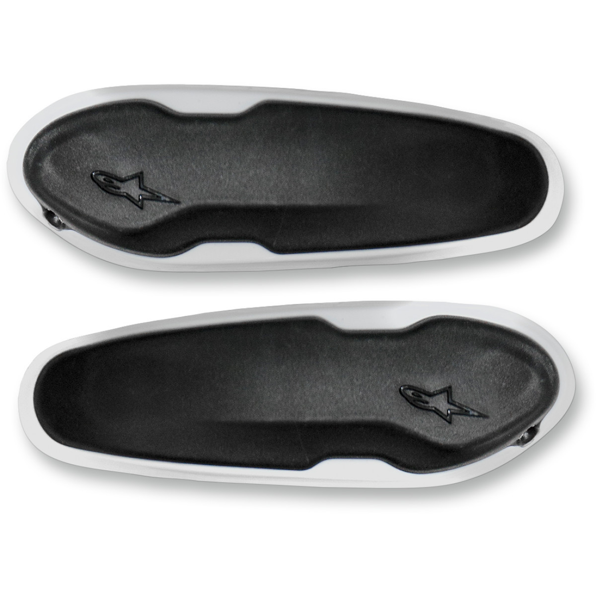 Alpinestars #25SLI15-21 - Toe Sliders - SMX Plus - White/Black