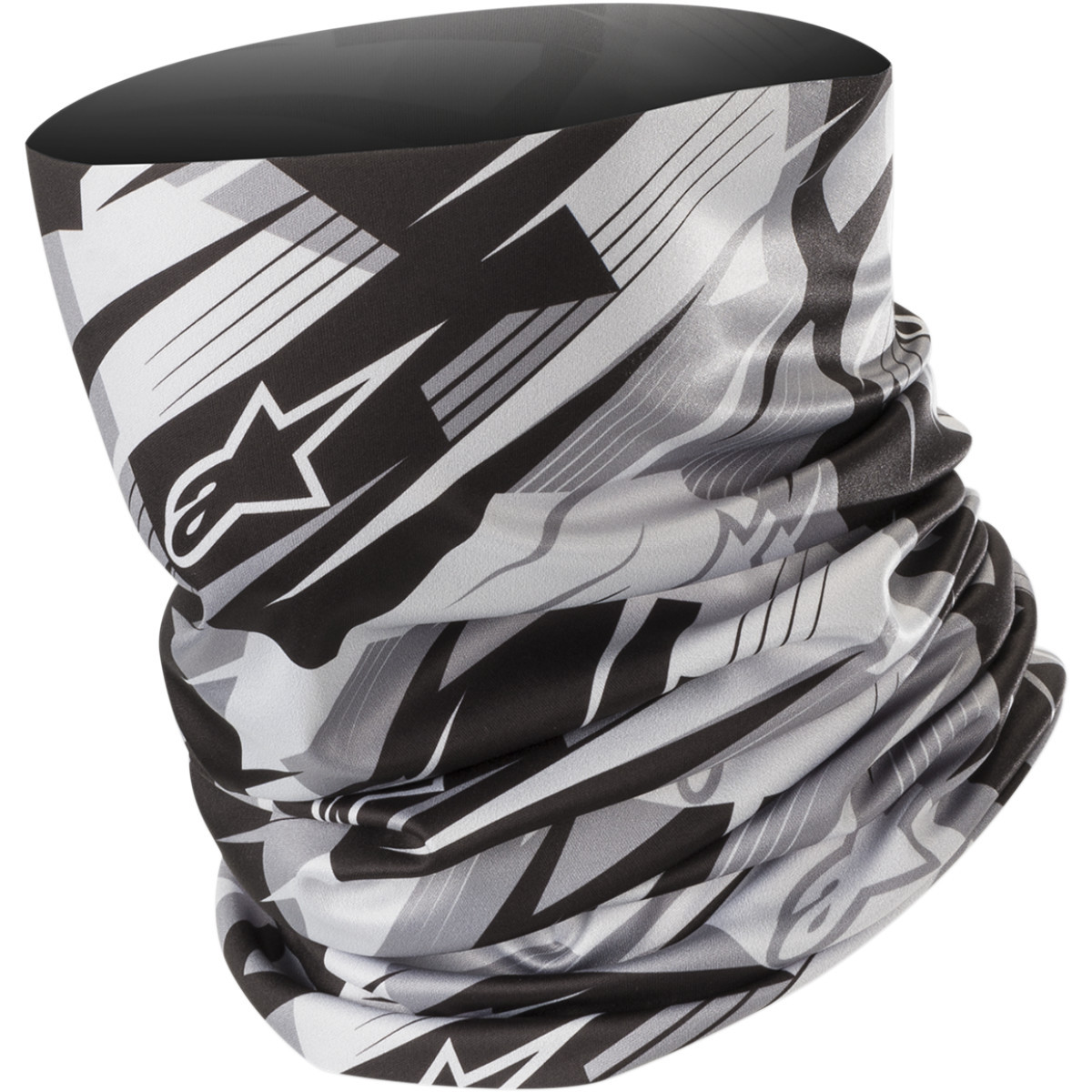 Alpinestars #4759019104 - Neck Tube - Blurred - Black/Anthracite