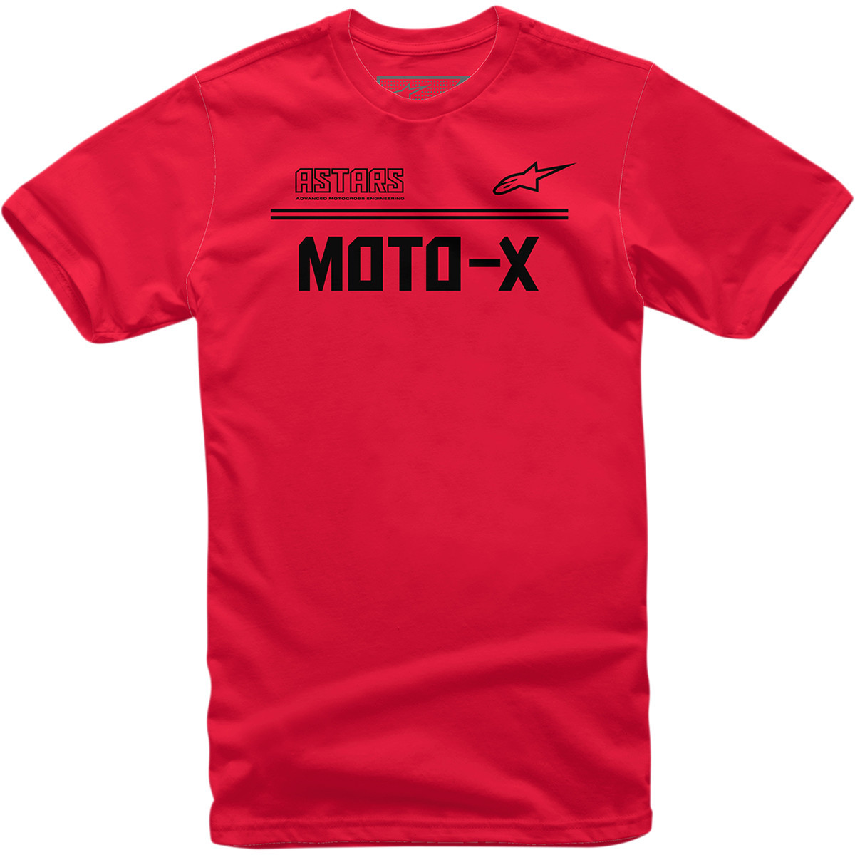 Alpinestars #12137202430102X - Moto X T-Shirt - Red/Black - 2XL