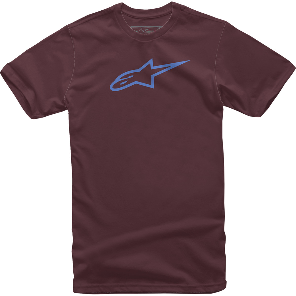 Alpinestars #10327203083702X - Ageless T-Shirt - Maroon/Blue - 2XL