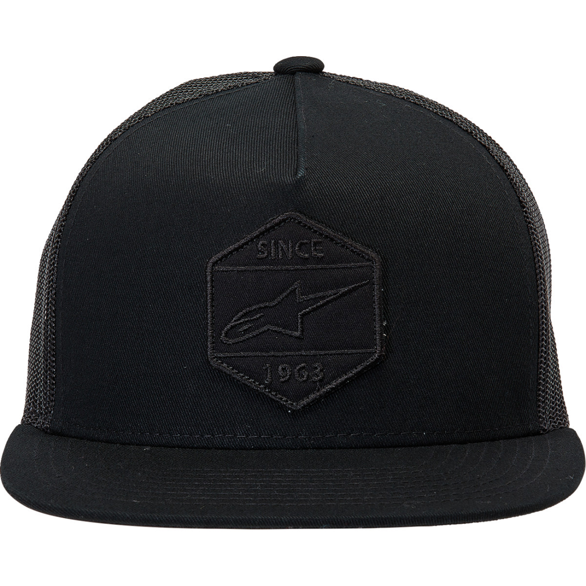 Alpinestars #1213810141010OS - Bolt Trucker Hat - Black/Black - One Size
