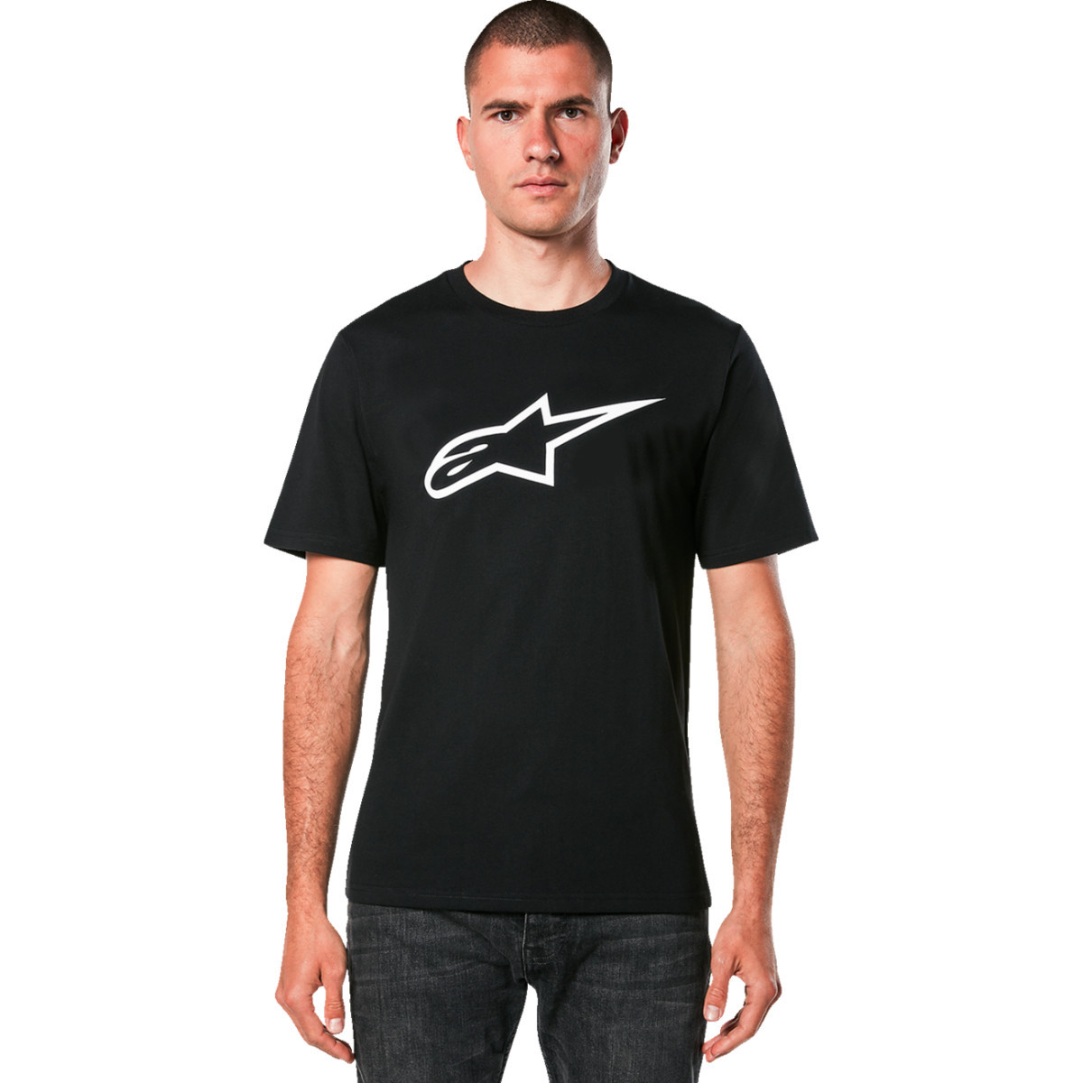 Alpinestars #1214-73102-1020-L - Ageless 2.0 CSF T-Shirt - Black/White - Large