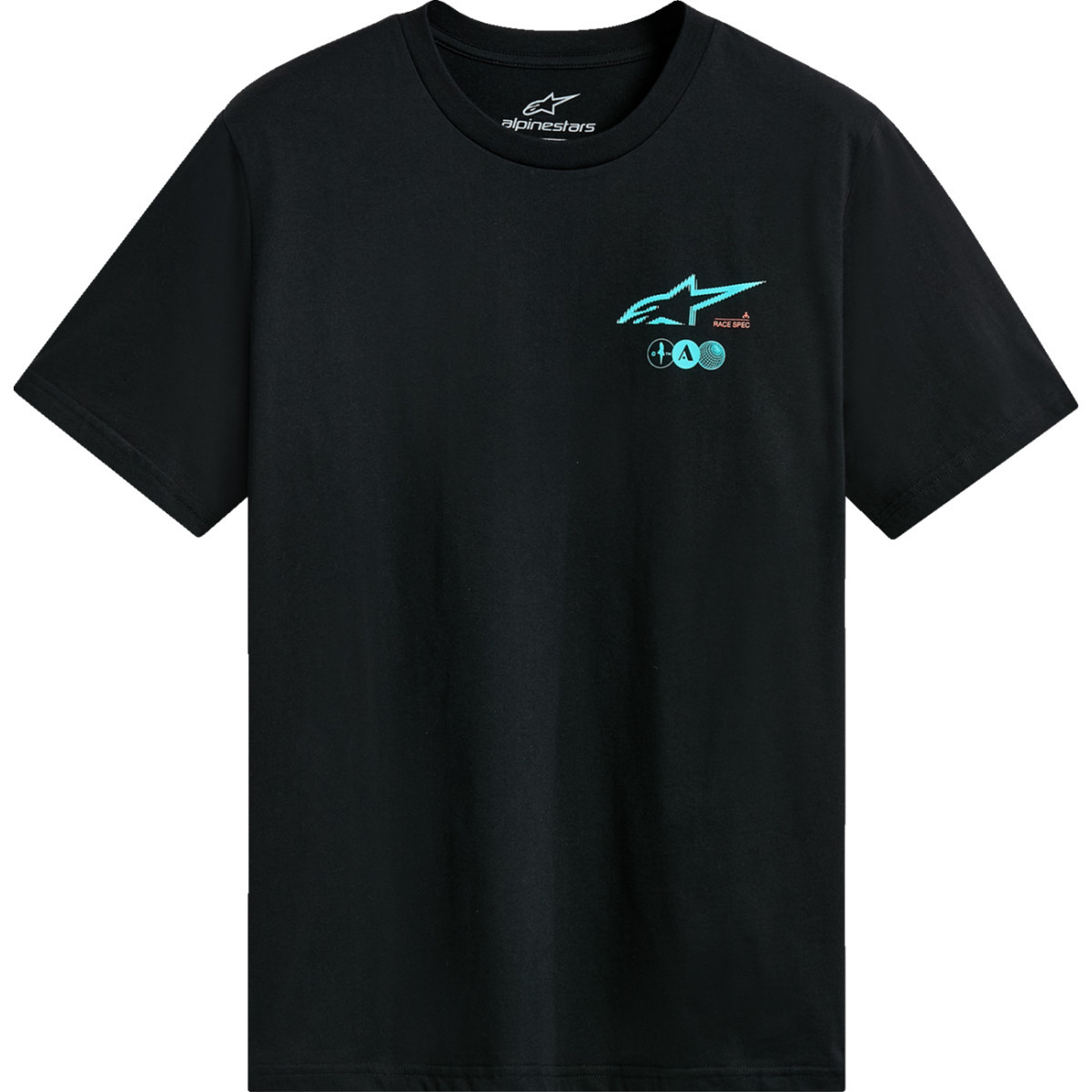 Alpinestars #1215-72270-10-M - Asym CSF T-Shirt - Black - Medium