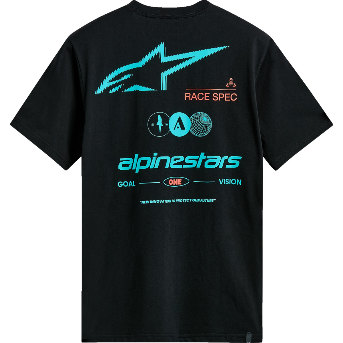 Alpinestars #1215-72270-10-M - Asym CSF T-Shirt - Black - Medium