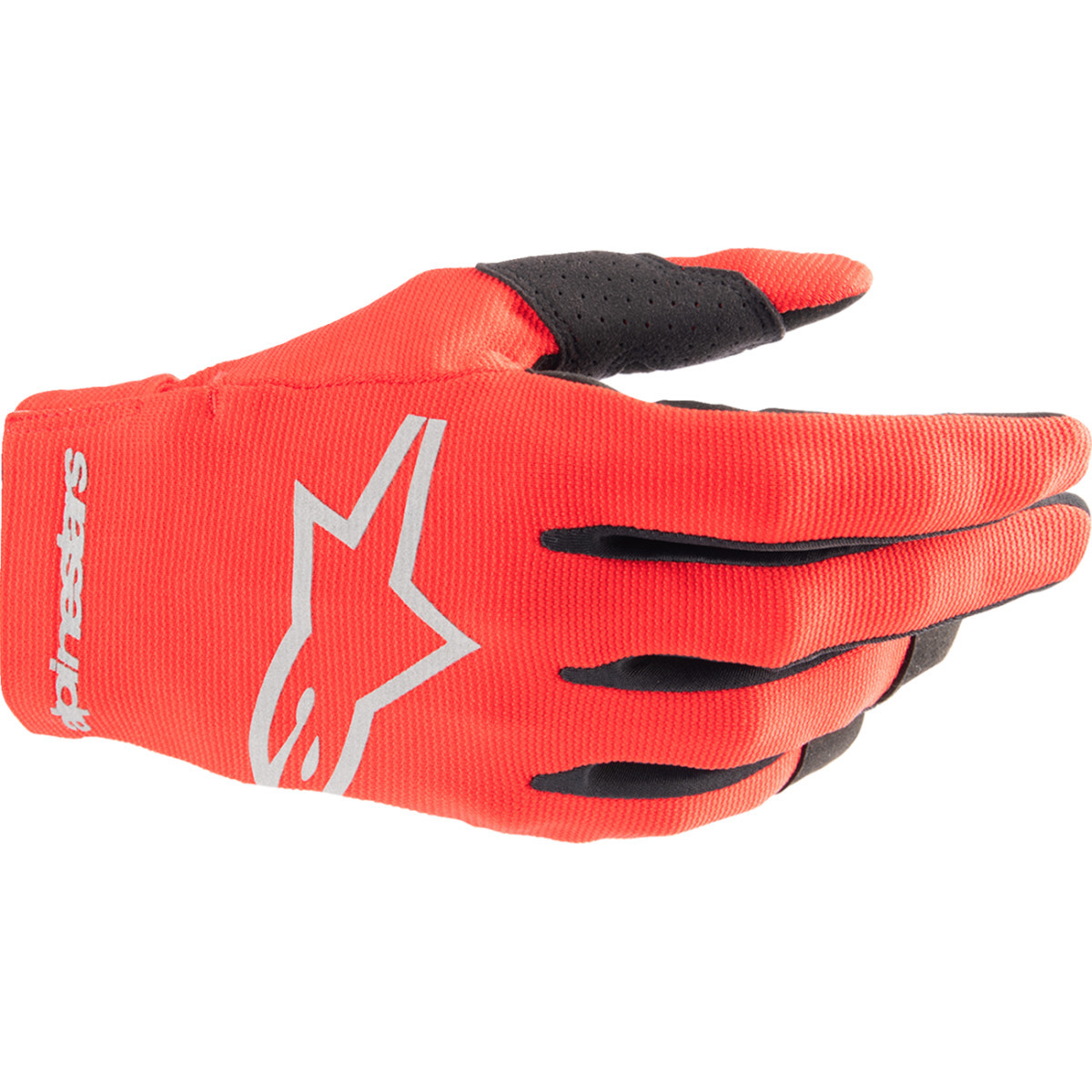 Alpinestars #3561824-385-L - Radar Gloves - Mars Red/Silver - Large