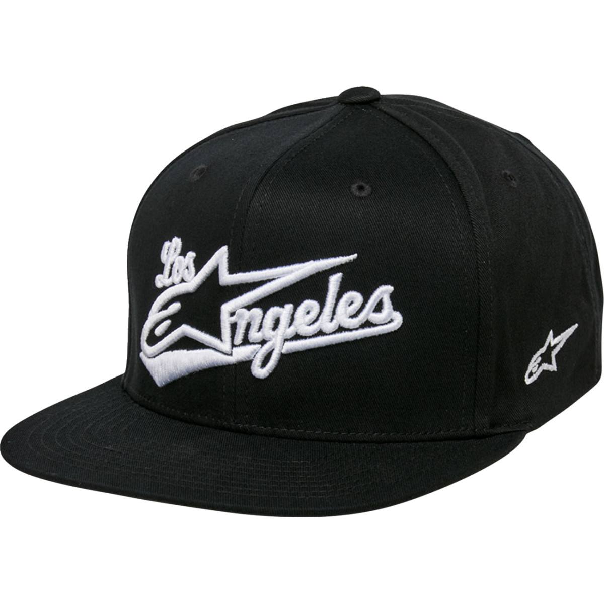 Alpinestars #1233815701020OS - Los Angeles Hat - Black/White - One Size