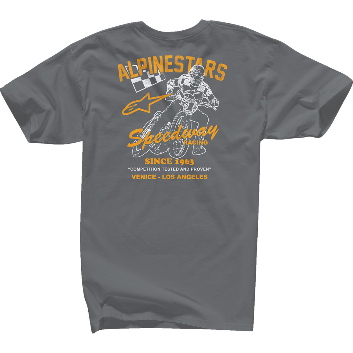 Alpinestars #12137260018XXL - Speedway T-Shirt - Charcoal - 2XL