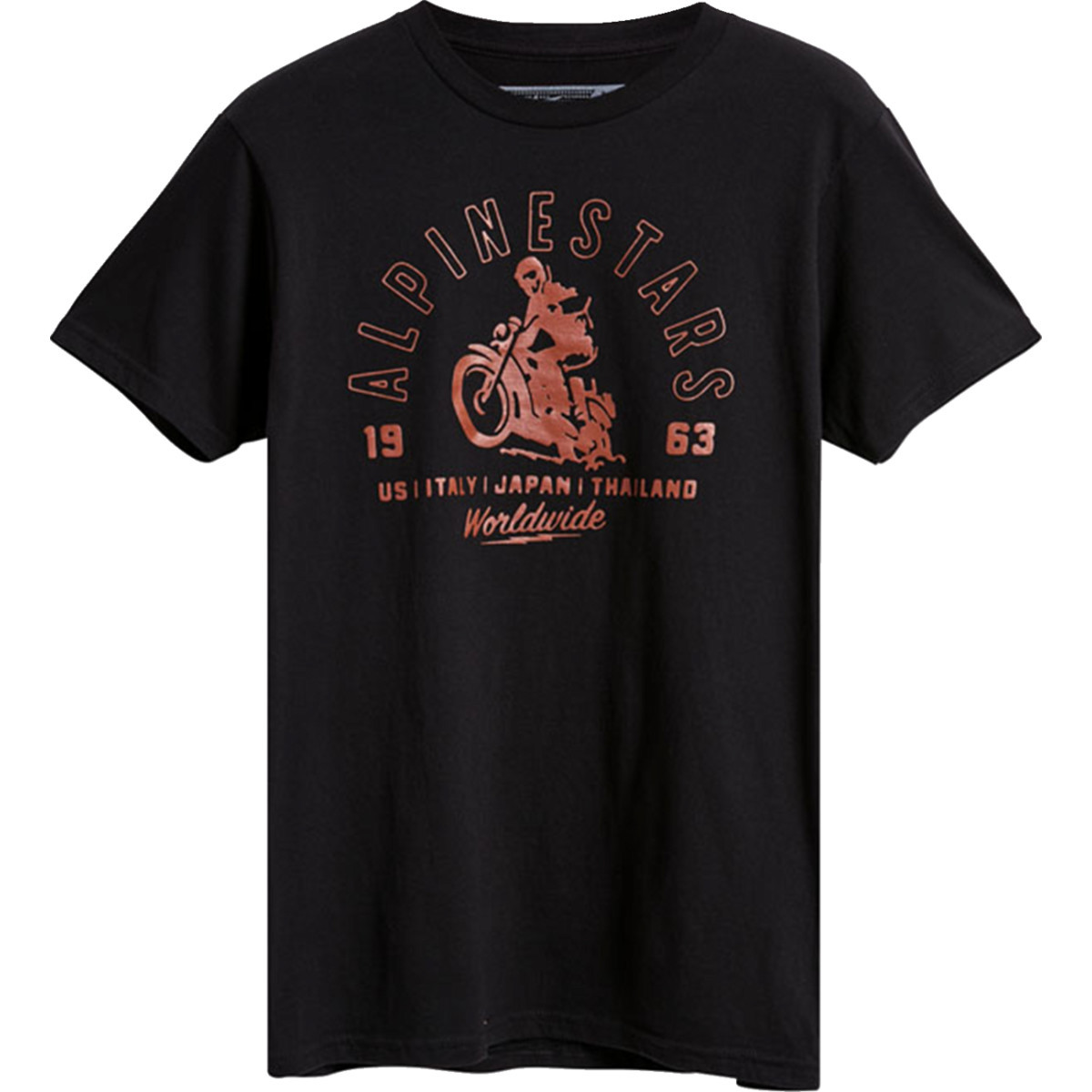 Alpinestars #12337212010L - Sander T-Shirt - Black - Large