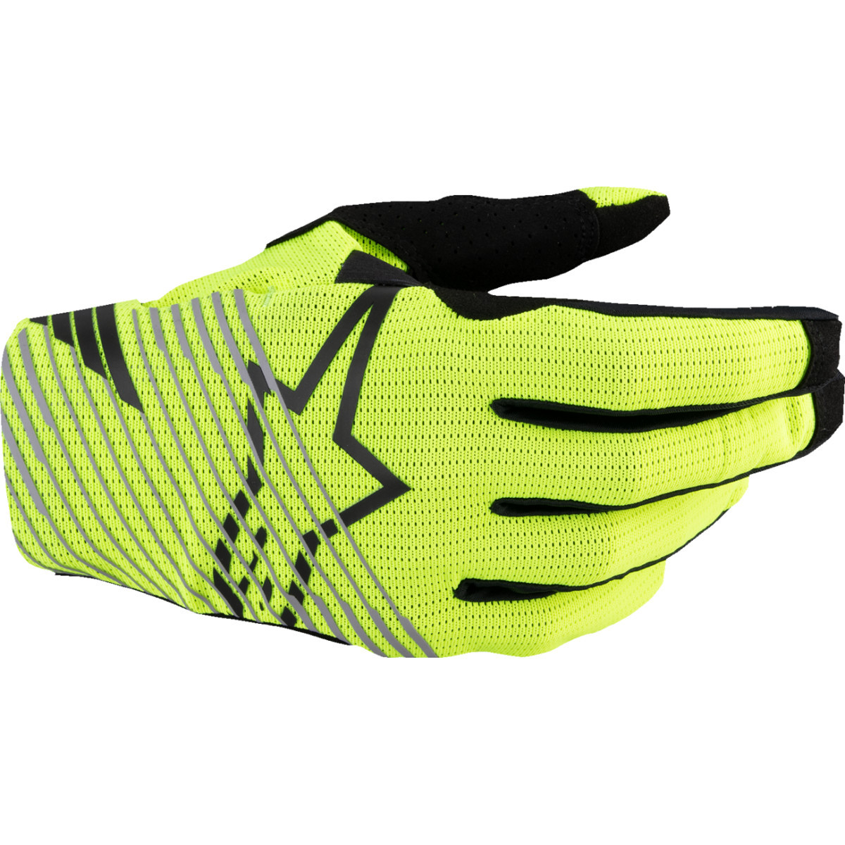 Alpinestars #3560325-55-L - Radar Pro MX Gloves - Fluo Yellow - Large