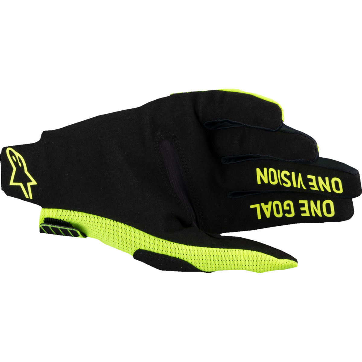Alpinestars #3560325-55-XL - Radar Pro MX Gloves - Fluo Yellow - XL