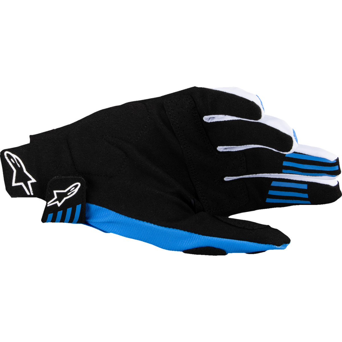 Alpinestars #3560125-17-M - Techstar MX Gloves - Black/Blue - Medium
