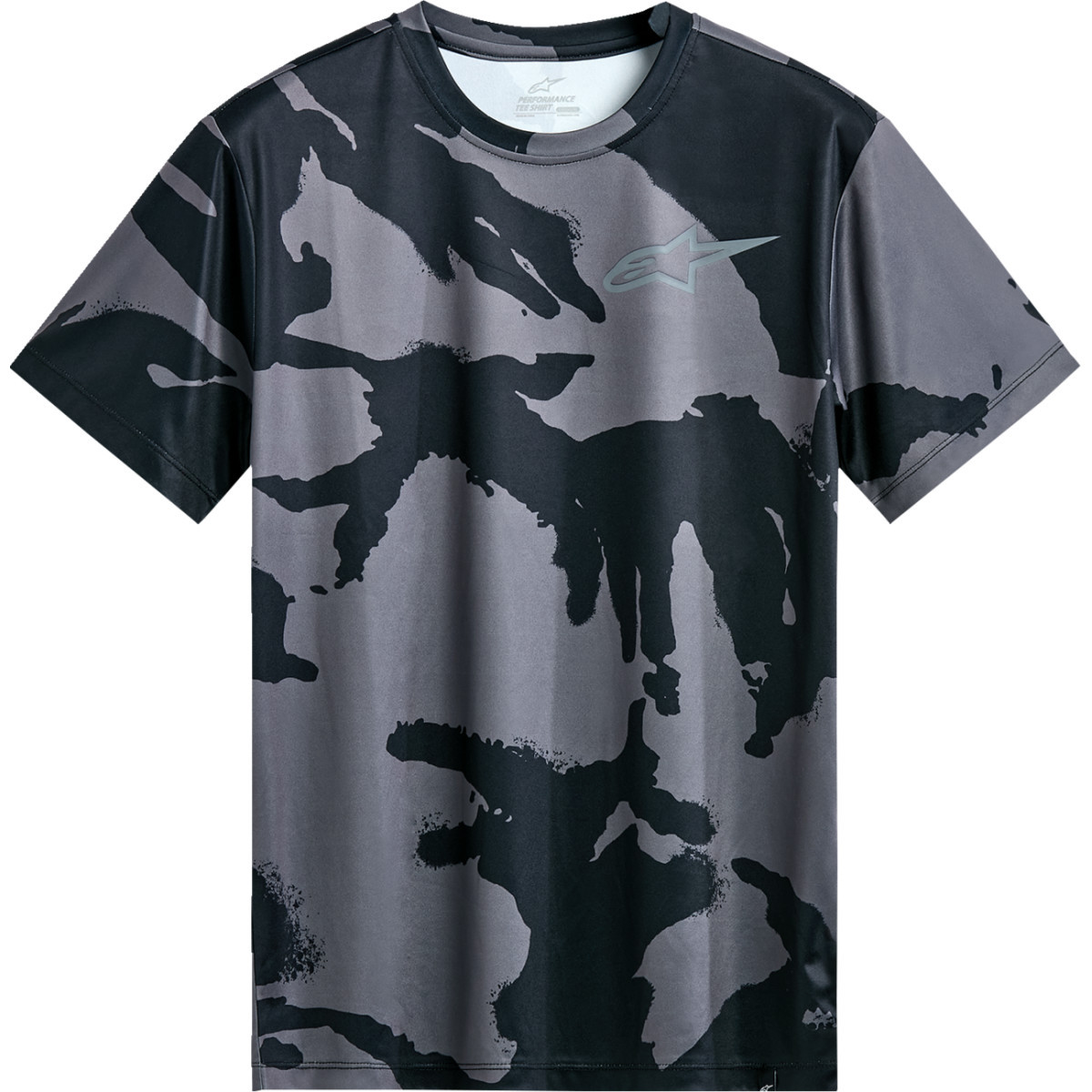 Alpinestars #1214-70020-160-L - Camo Performance T-Shirt - Black/Camo - Large