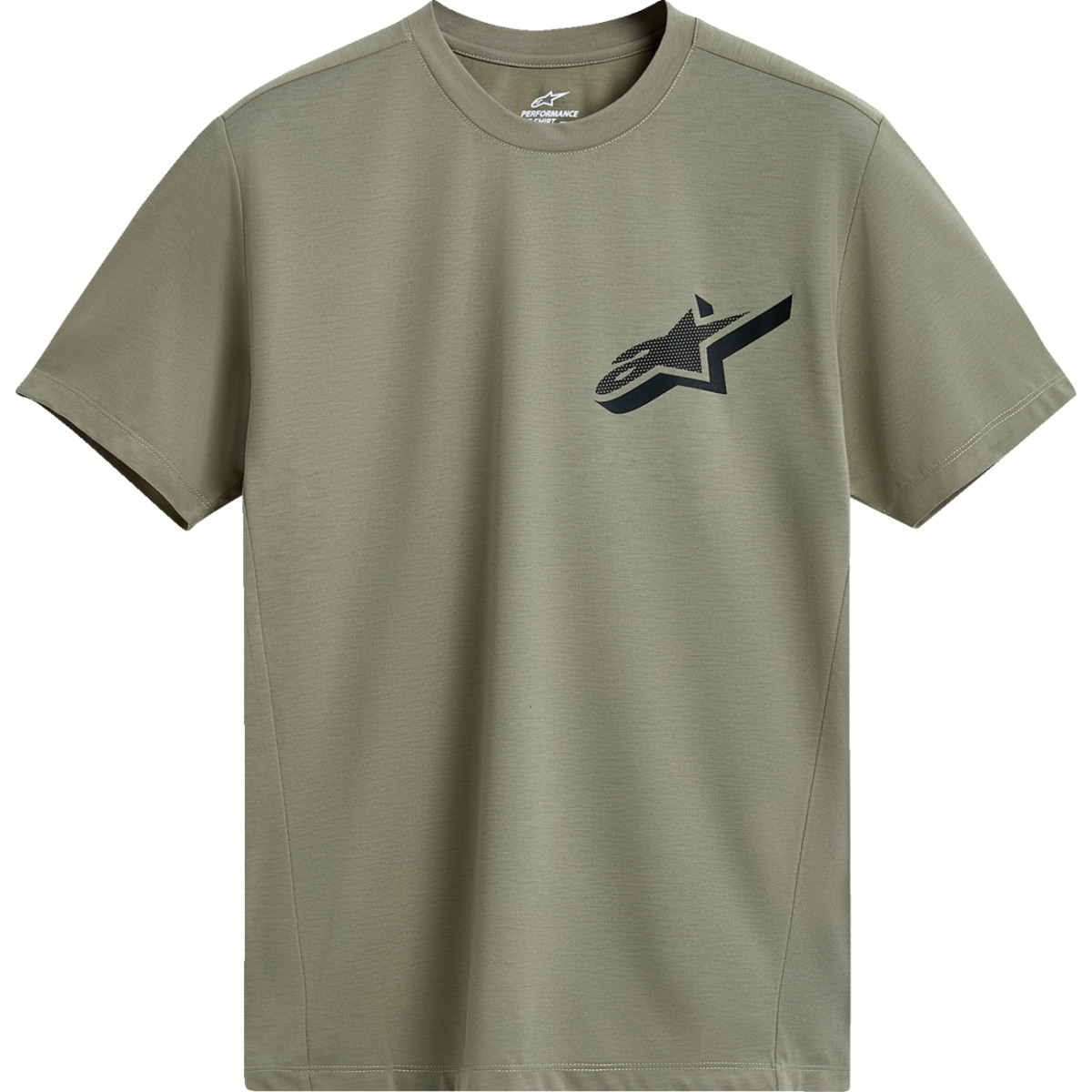 Alpinestars #1215-73400-61-L - Attrition Performance T-Shirt - Light Green/Black - Large