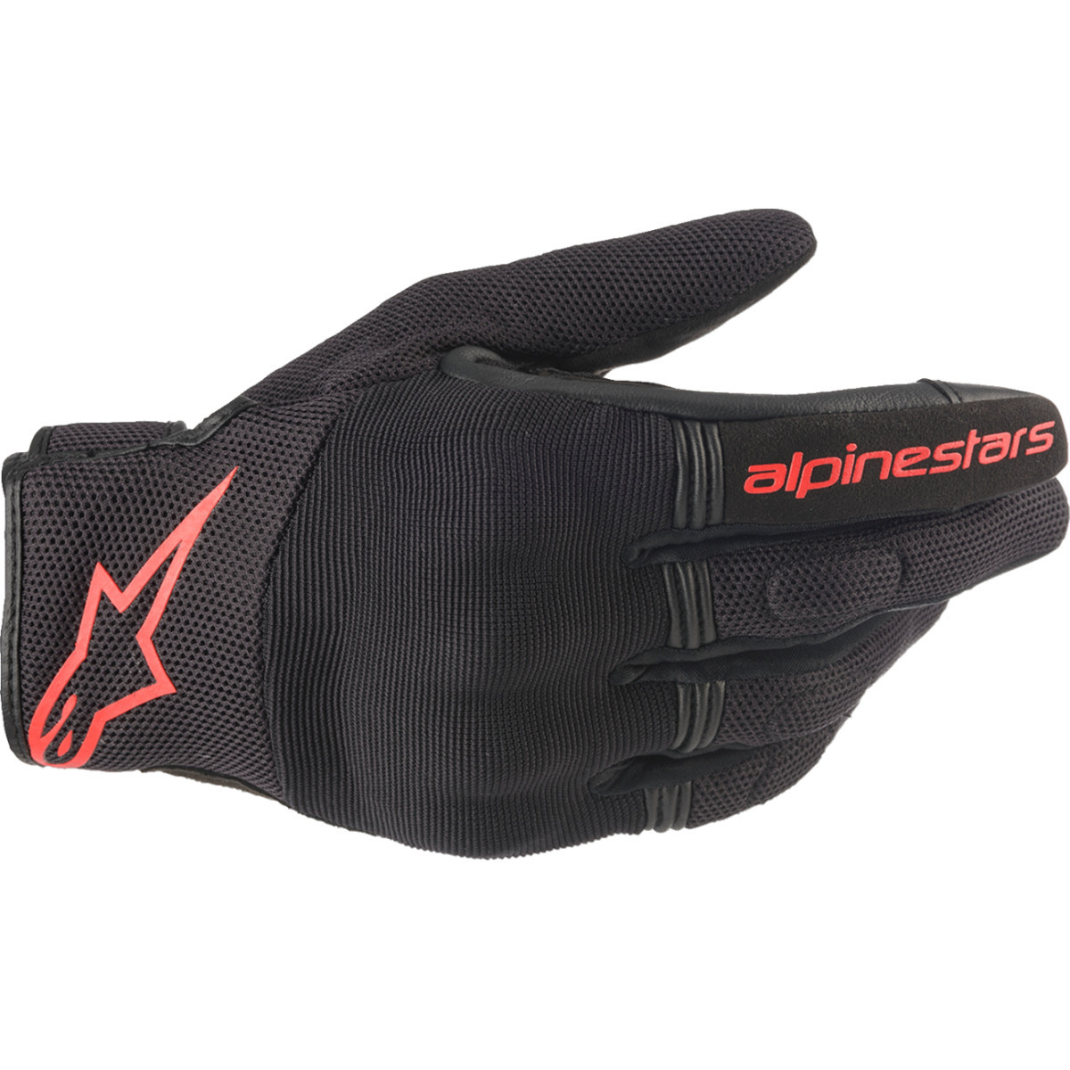 Alpinestars #3568420-1030-3X - Copper Gloves - Black/Fluo Red - 3XL