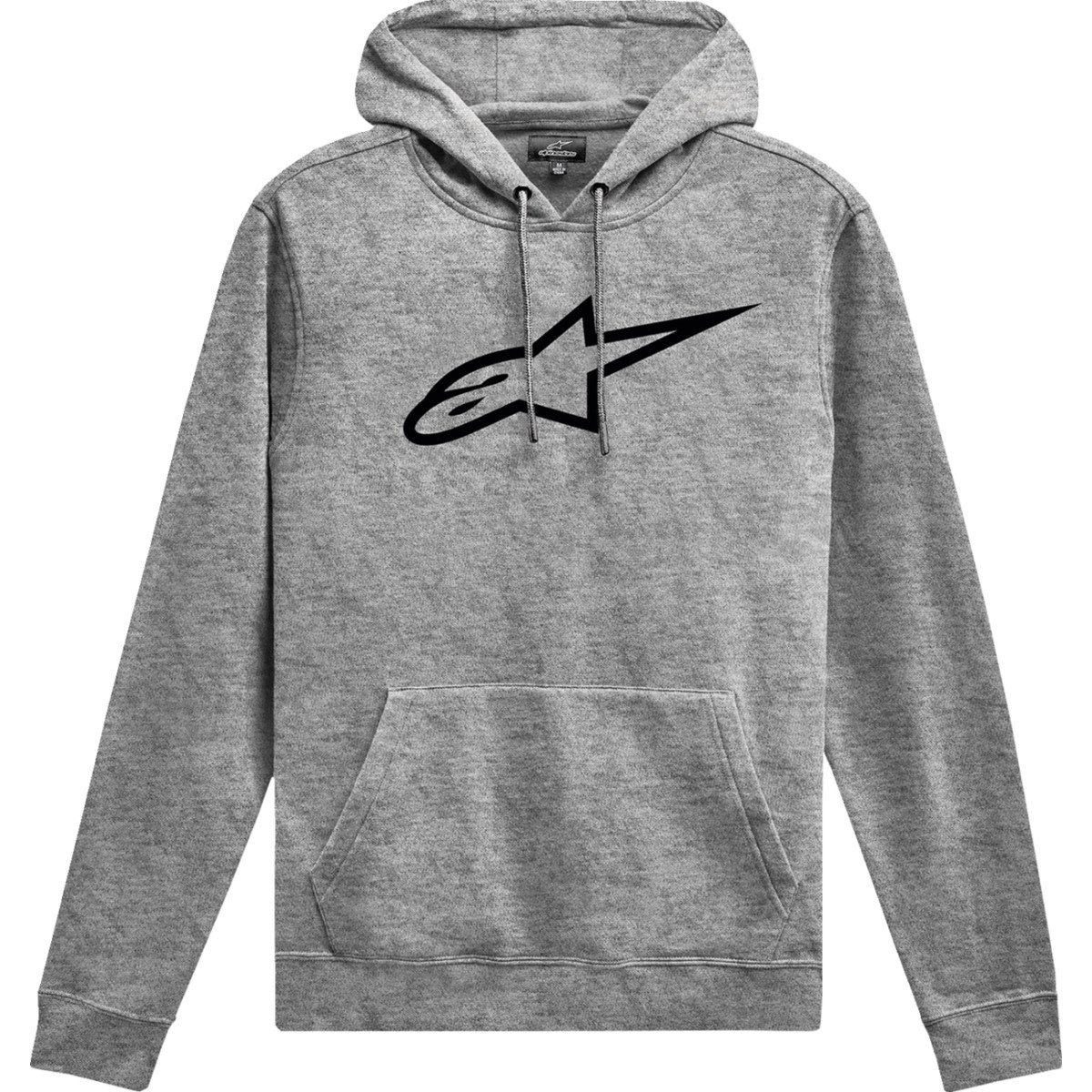 Alpinestars #1244-52000-1126-L - Ageless V3 Pullover Hoodie - Heather Gray/Black - Large