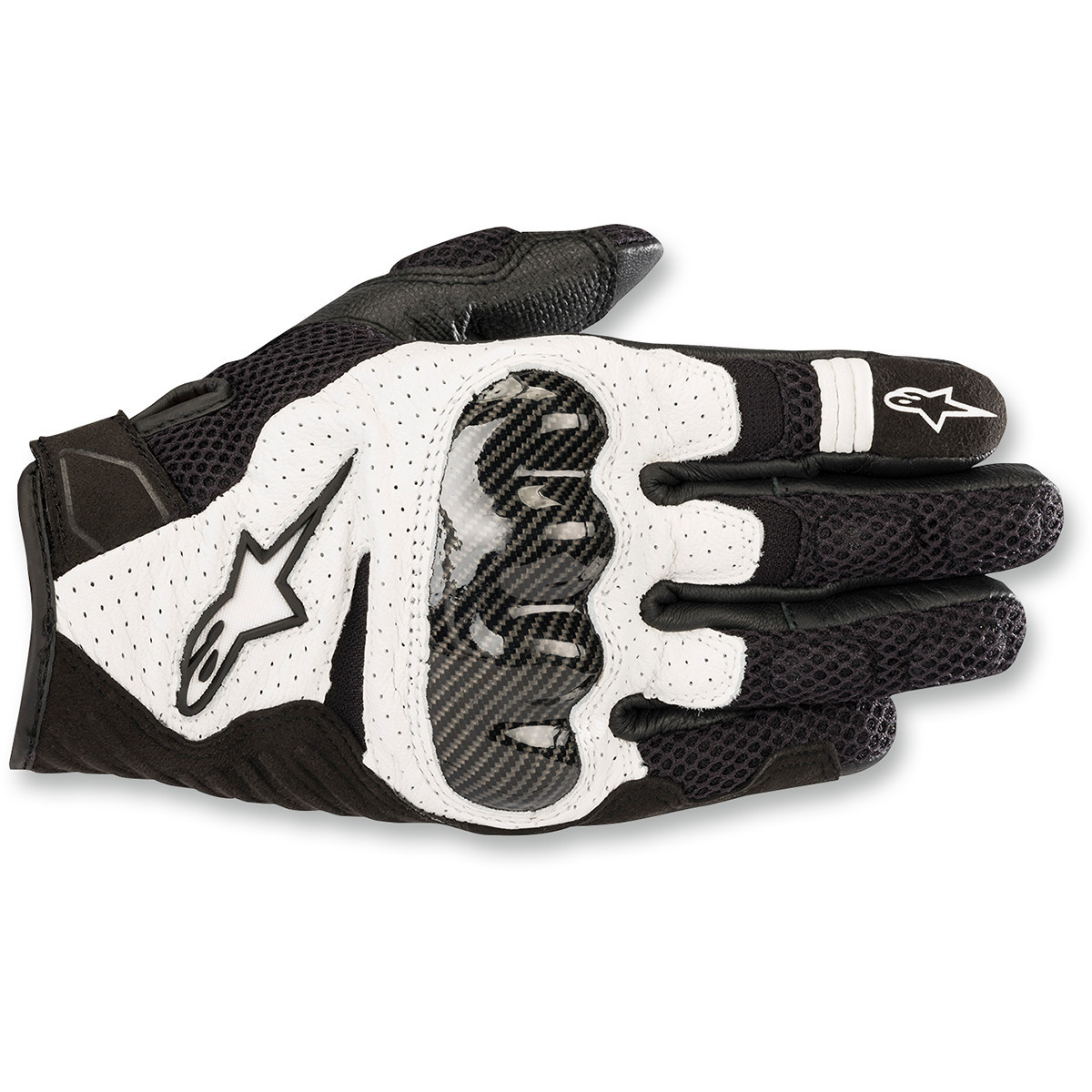 Alpinestars #3570518-12-2X - SMX-1 Air V2 Gloves - Black/White - 2XL