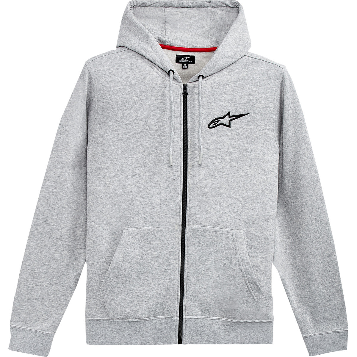 Alpinestars #12125360011262X - Ageless Zip Hoodie - Heather Gray/Black - 2XL