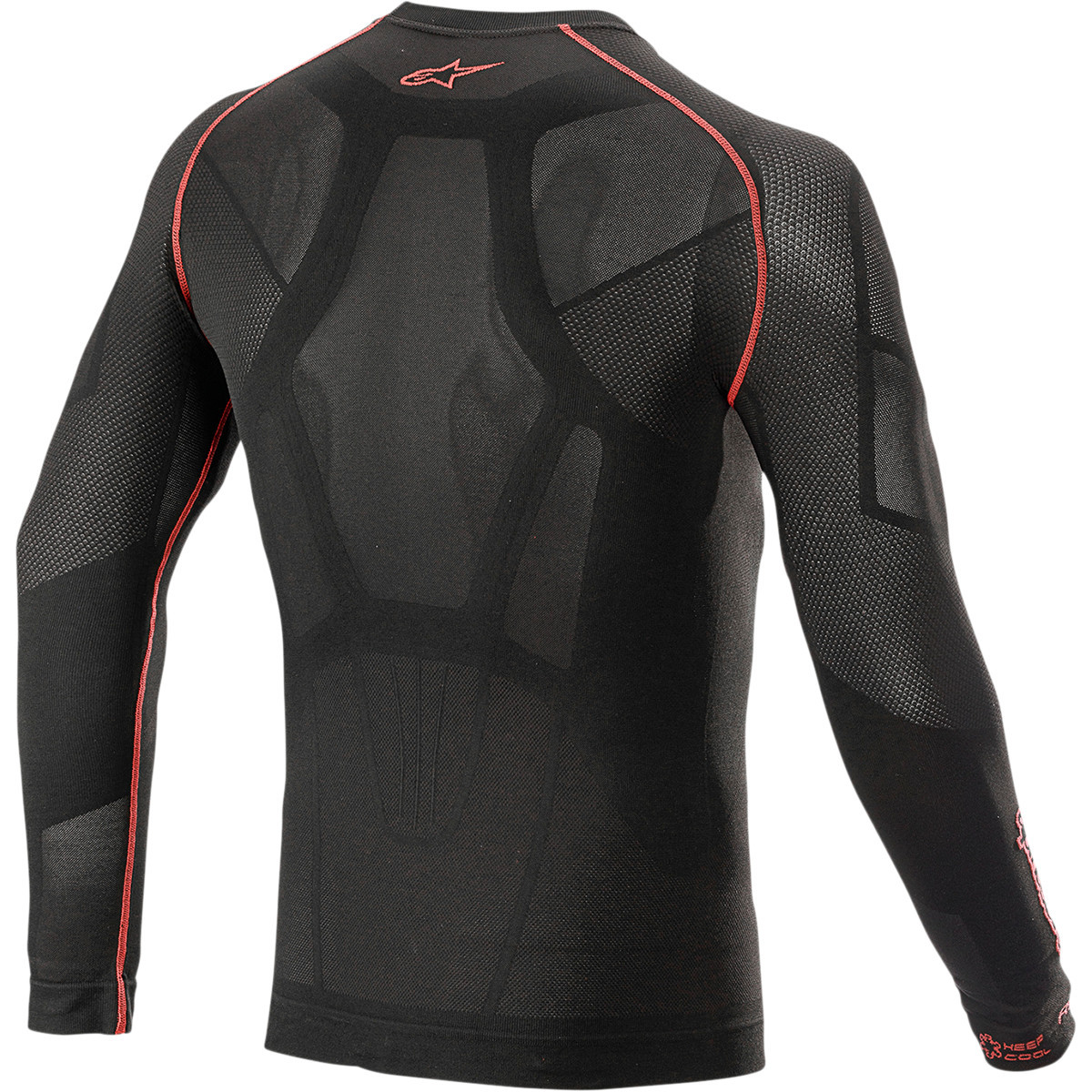Alpinestars #4752521-13-XS/S - Ride Tech v2 Summer Long Sleeve Underwear Top - Black - XS/S