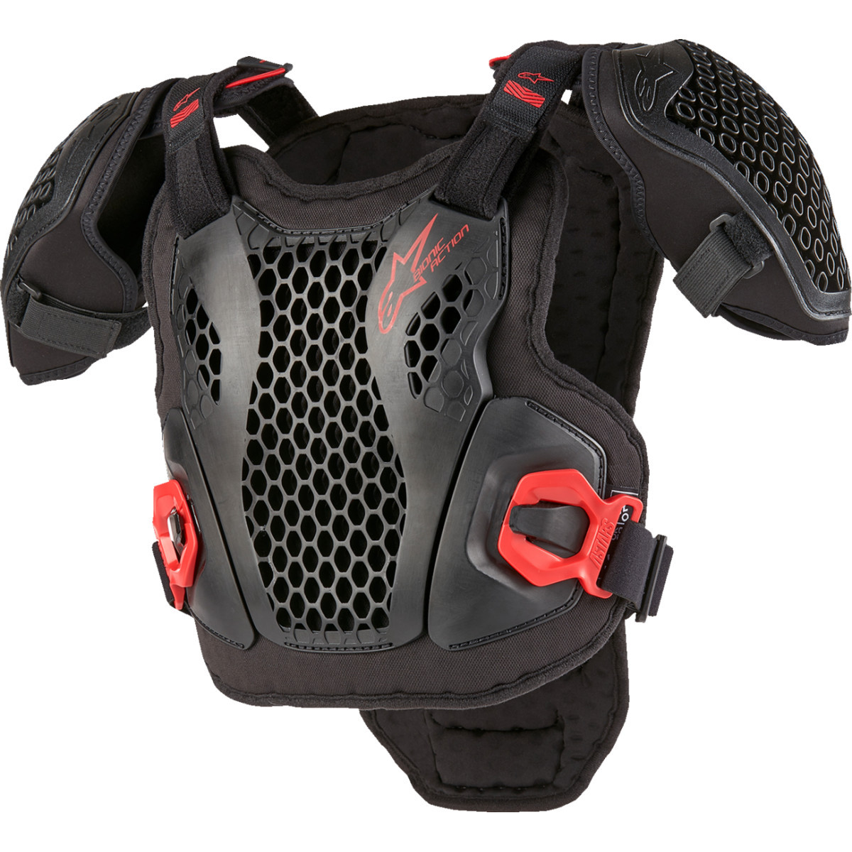 Alpinestars #6740424-13-S/M - Youth Bionic Action Guard - Black/Red - S/M