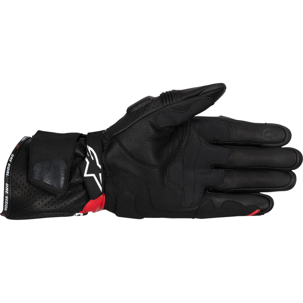 Alpinestars #3550925-1342-M - SP-3 Gloves - Black/Bright Red/White - Medium