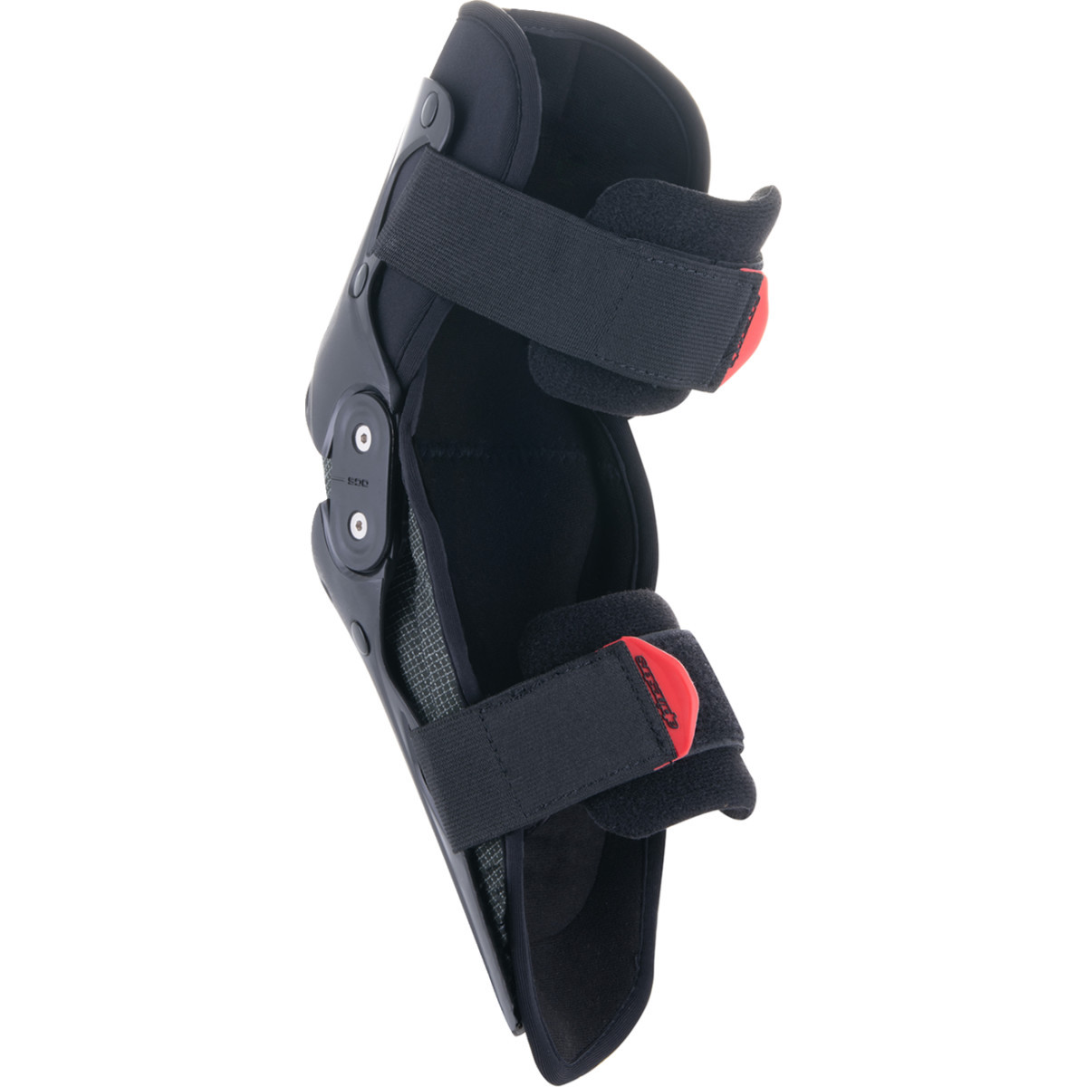 Alpinestars #6546319-13-SM - Youth SX-1 Knee Protectors - Black/Red - S/M