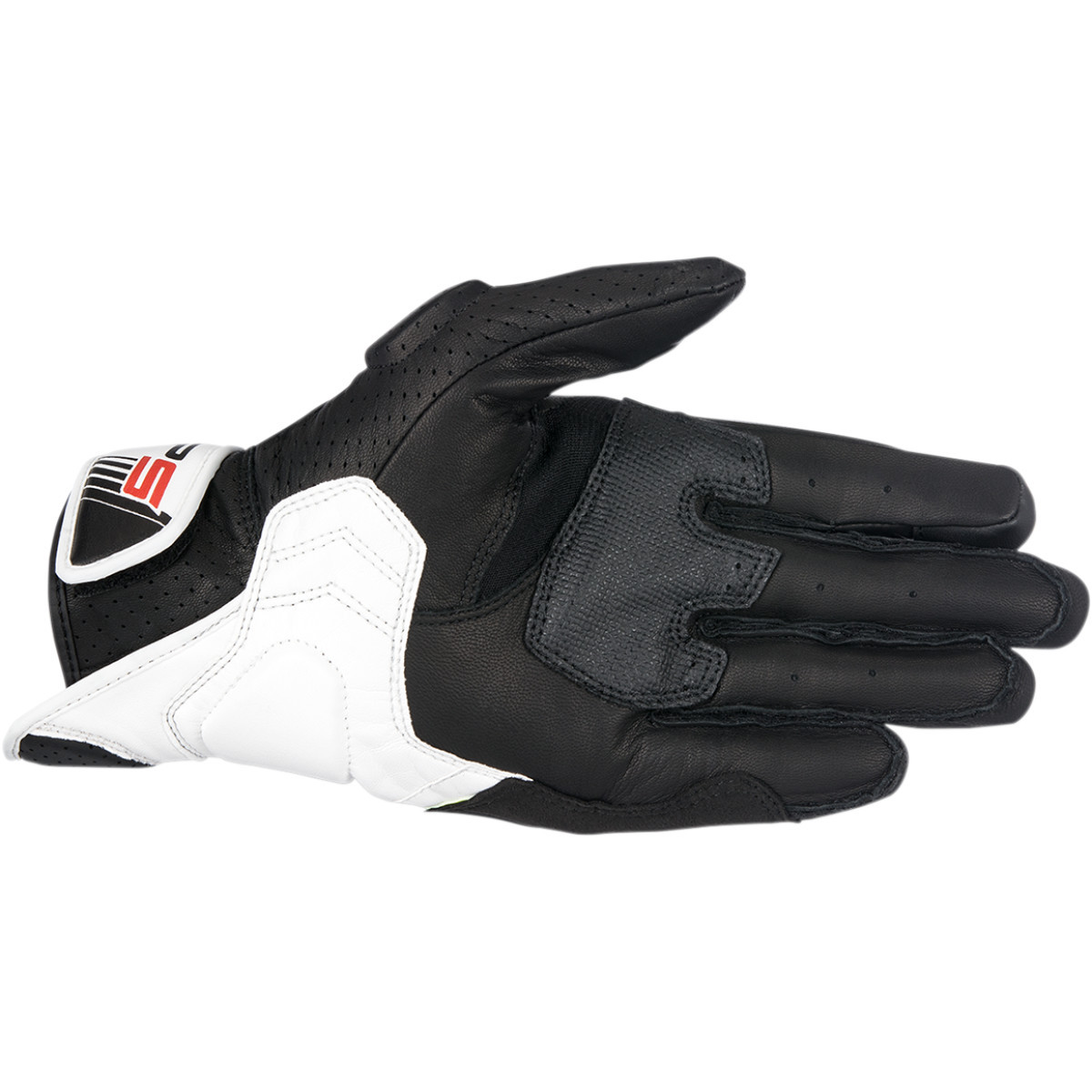 Alpinestars #3558517-123-S - SP-5 Gloves - Black/White/Red - Small