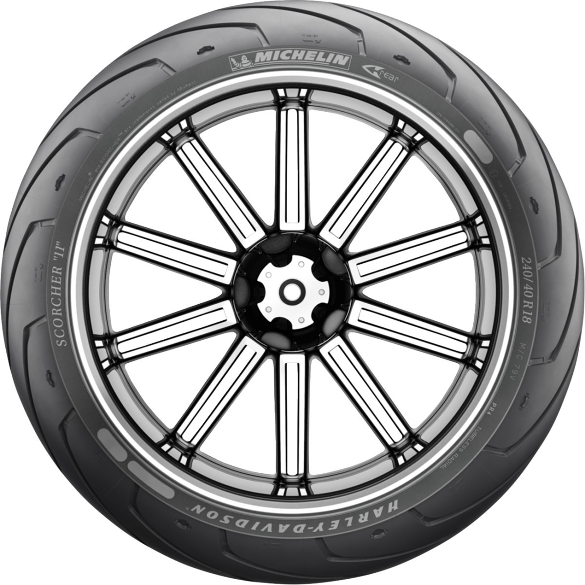 Michelin #42471 - Tire - Scorcher 11 - Rear - 180/55ZR17 - (73W)