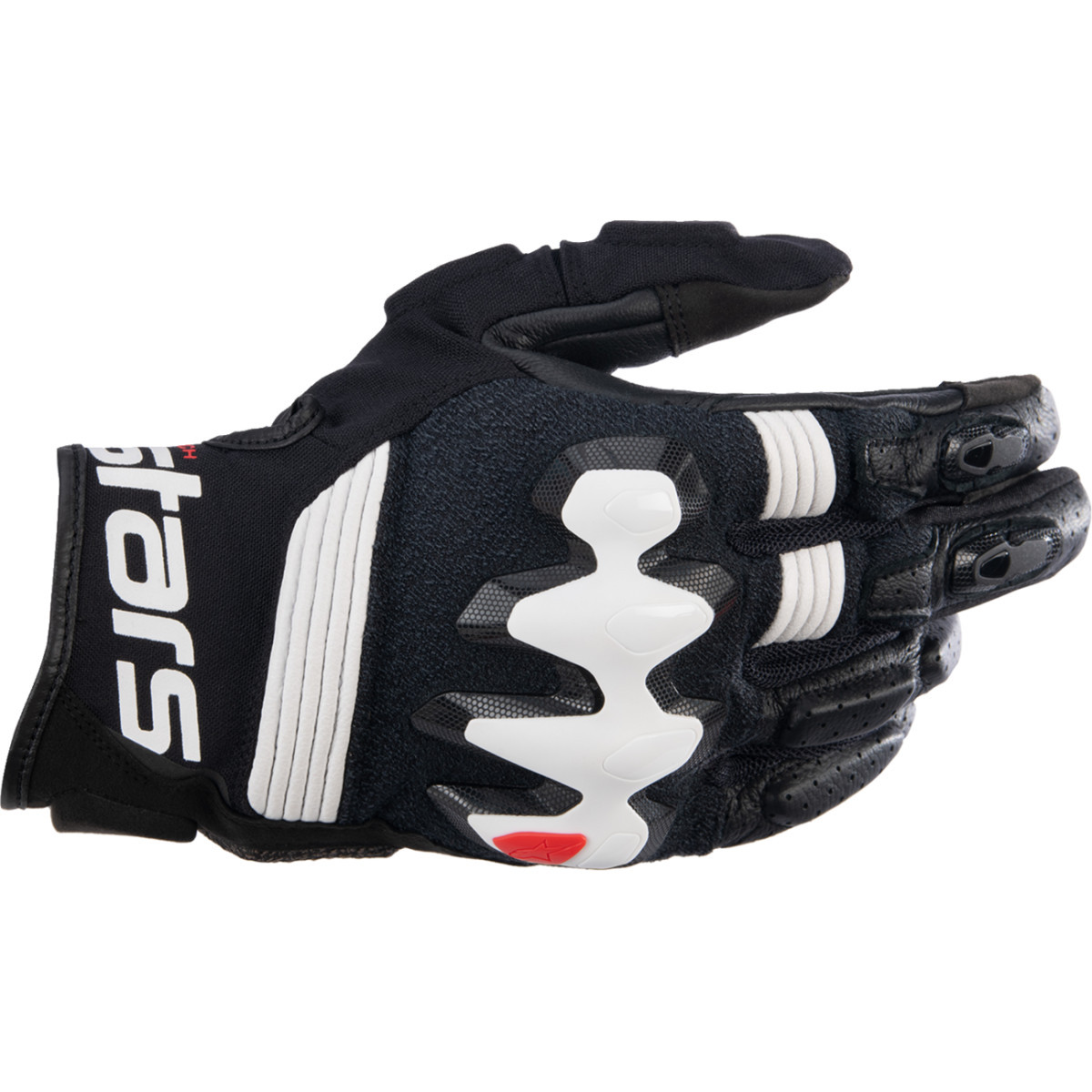 Alpinestars #3504822-12-L - Halo Gloves - Black/White - Large