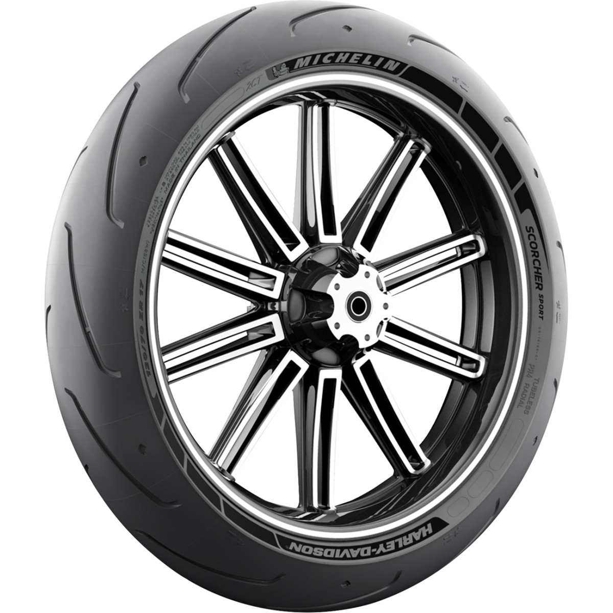 Michelin #39116 - Tire - Scorcher Sport - Front - 120/70ZR17 - (58W)