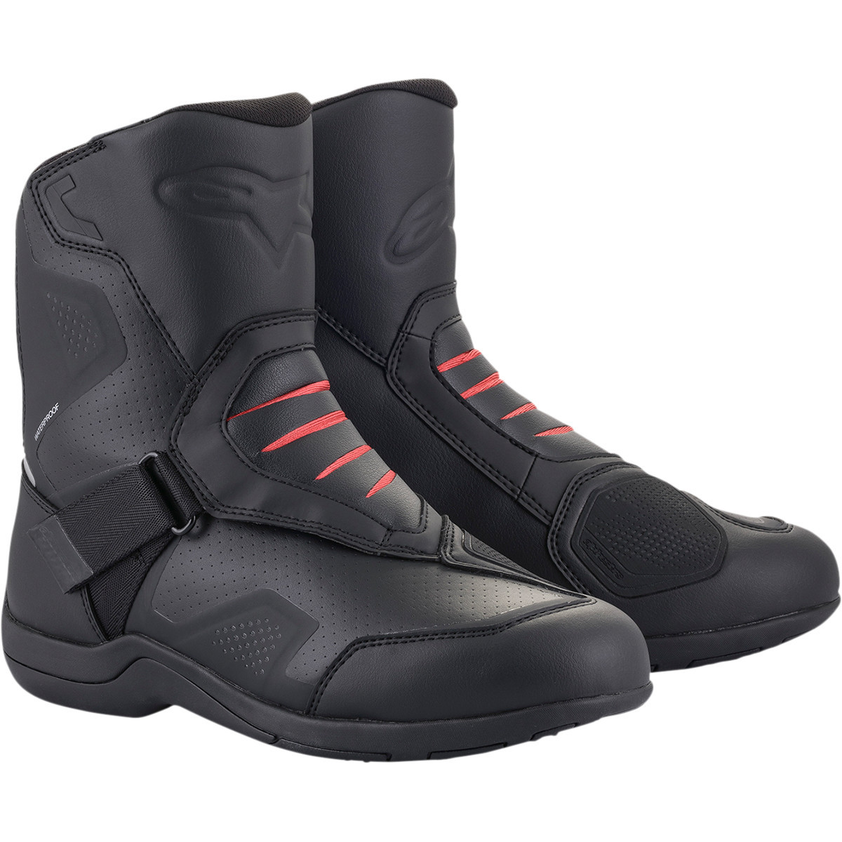 Alpinestars #2441821-10-48 - Waterproof V2 Ridge Boots - Black - US 12.5 / EU 48