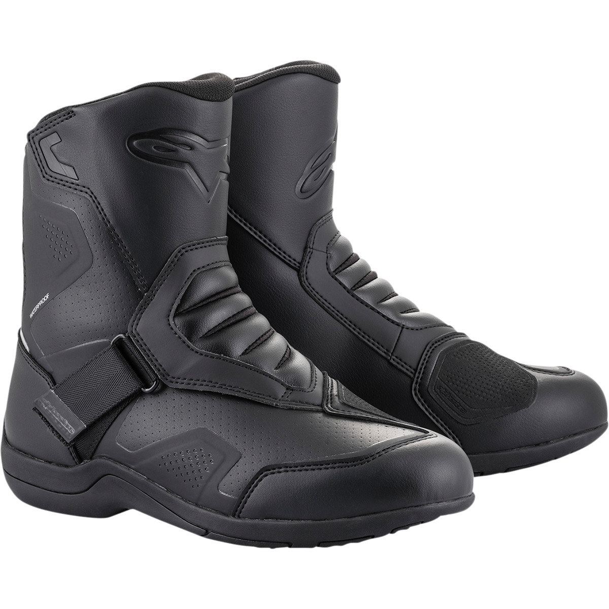 Alpinestars #2441821-1100-47 - Waterproof V2 Ridge Boots - Black - US 12 / EU 47