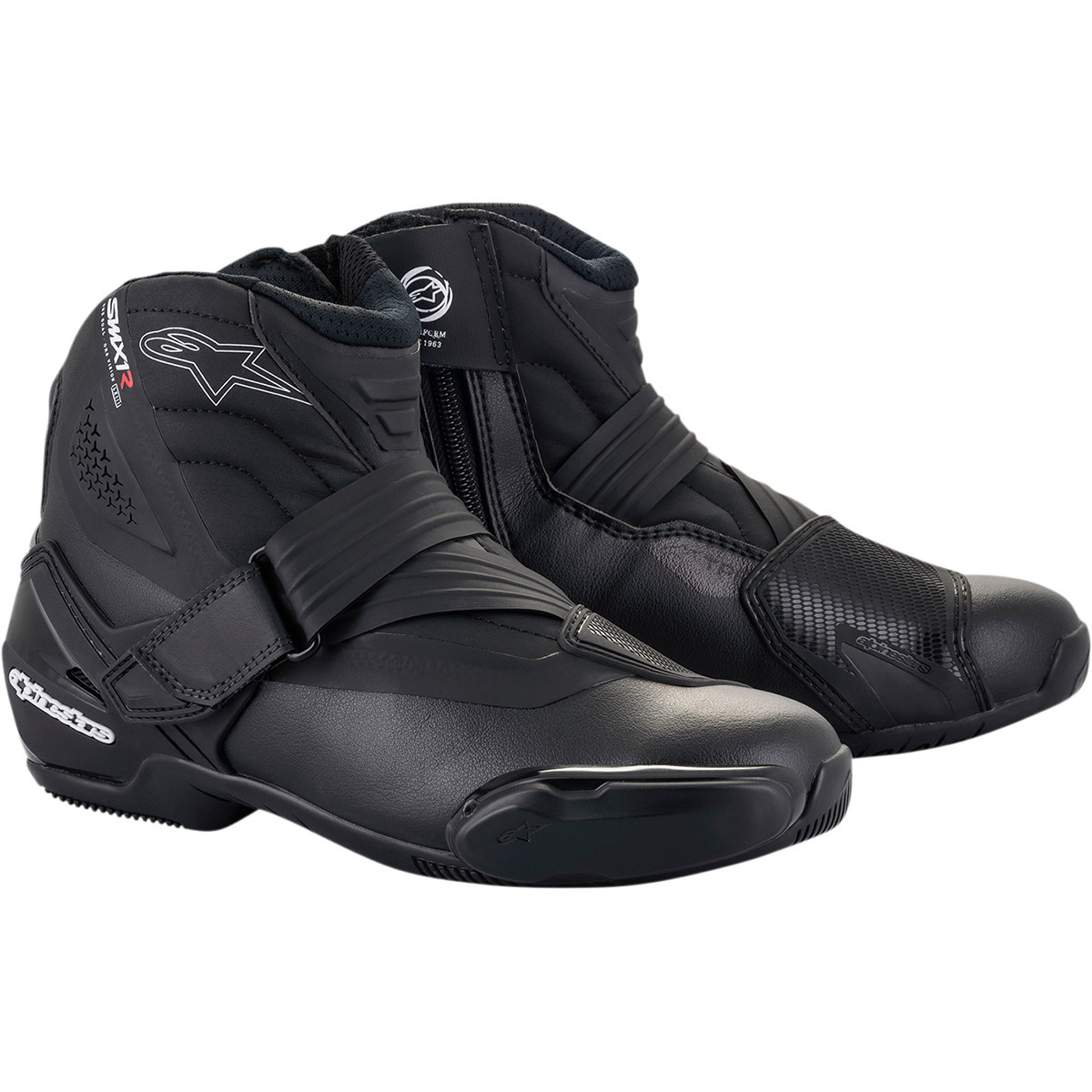 Alpinestars #2224521-10-39 - SMX-1 R v2 Boots - Black - US 6 / EU 39