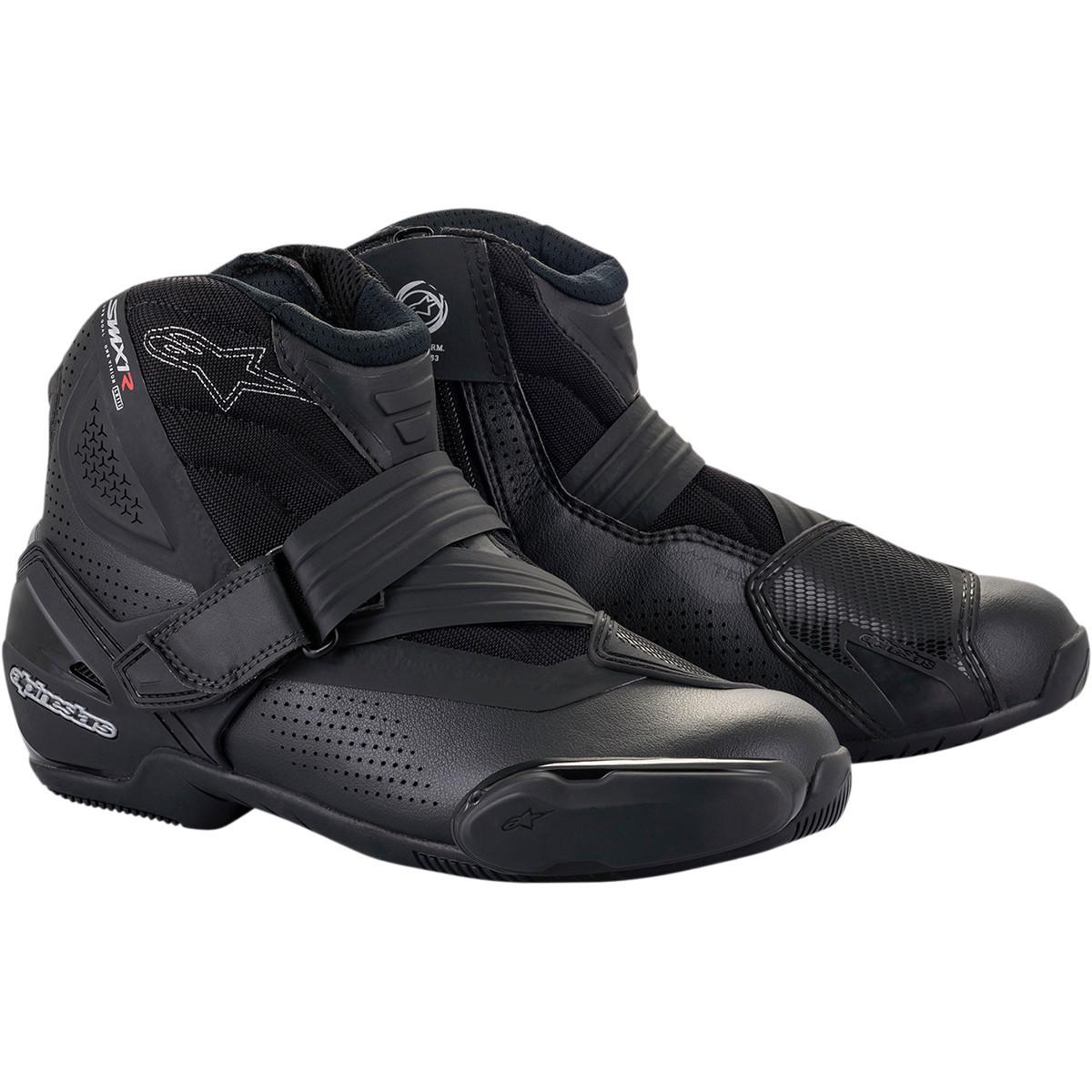 Alpinestars #2224021-1100-43 - SMX1-R V2 Boots - Black - US 9 / EU 43