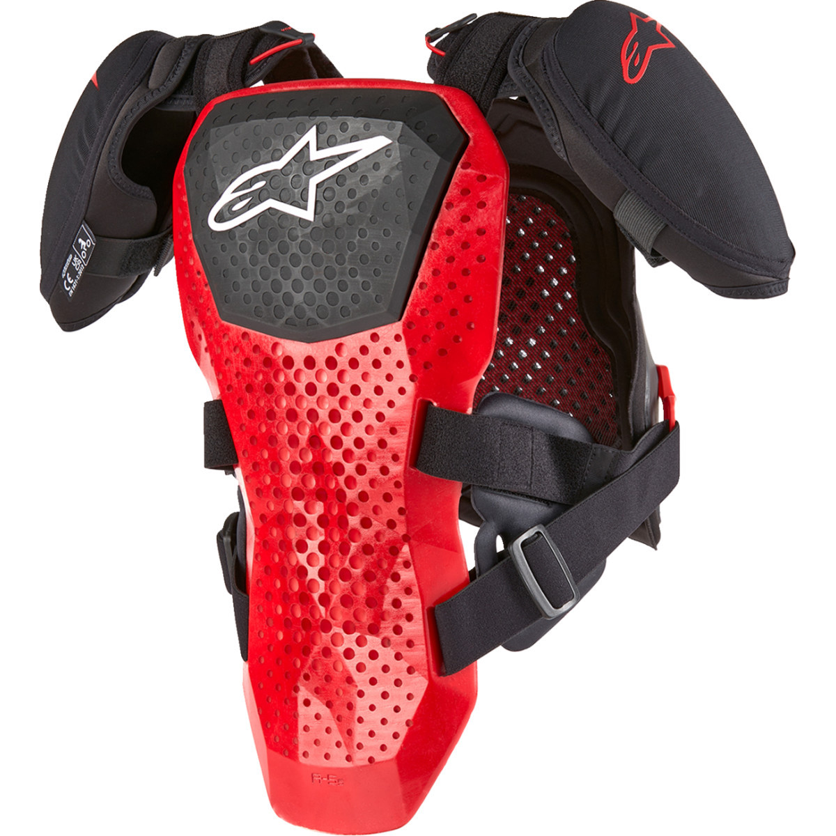 Alpinestars #6740224-123-S/M - Youth A5 S v2 Chest Guard - Black/White/Red - S/M