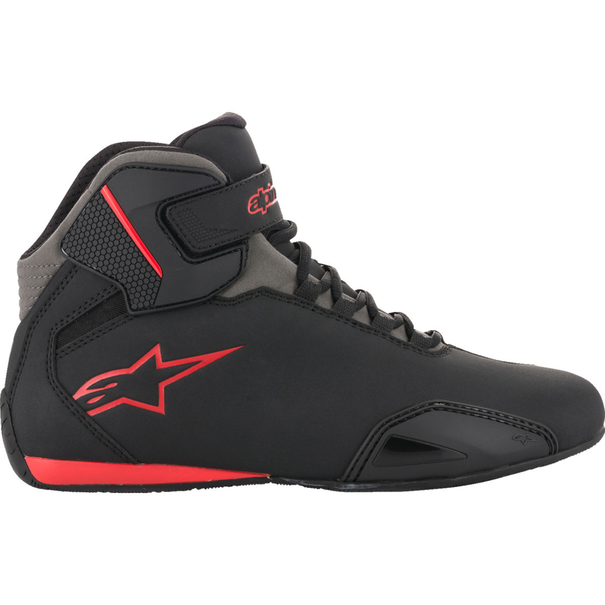 Alpinestars #251551813111 - Sektor Shoes - Black/Gray/Red - US 11 / EU 44