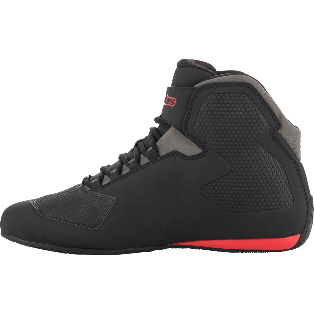 Alpinestars #2515518131125 - Sektor Shoes - Black/Gray/Red - US 12.5 / EU 46