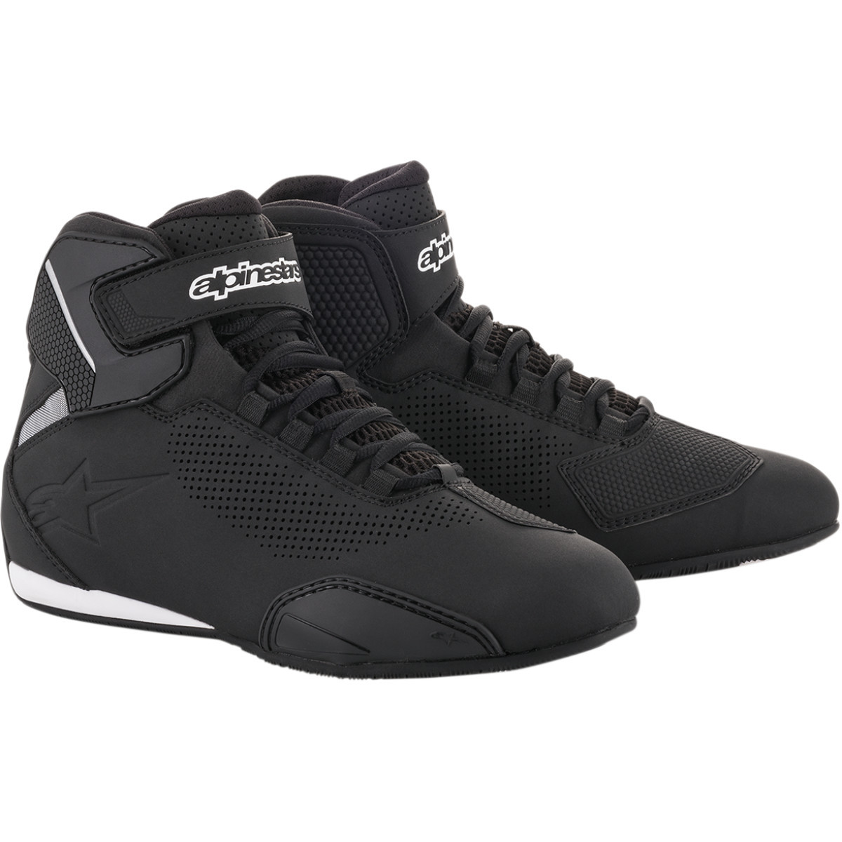 Alpinestars #25156181075 - Sektor Vented Shoes - Black - US 7.5