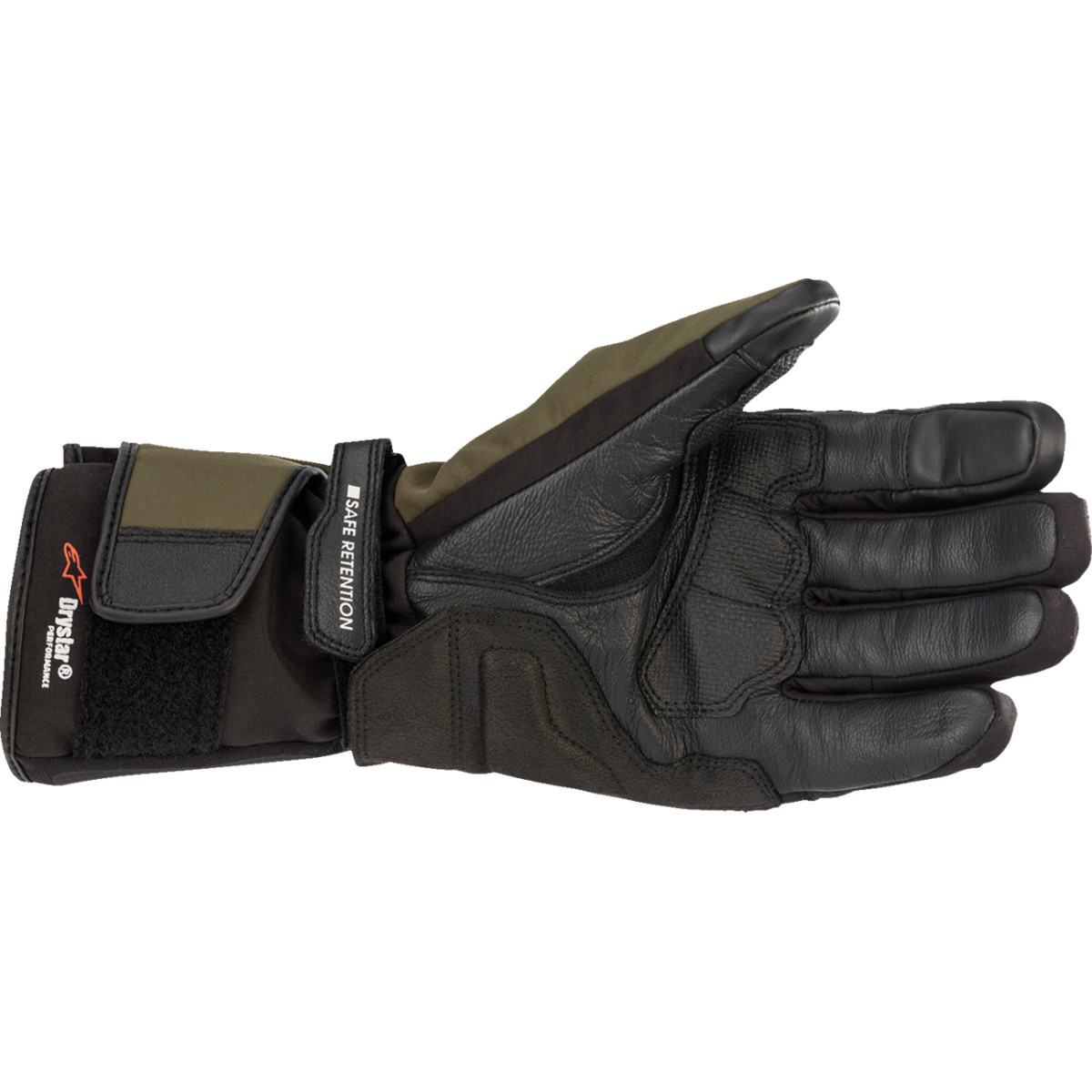 Alpinestars #3526922-1685-S - Denali Aerogel Drystar® Gloves - Black Forest/Fluo Yellow - Small