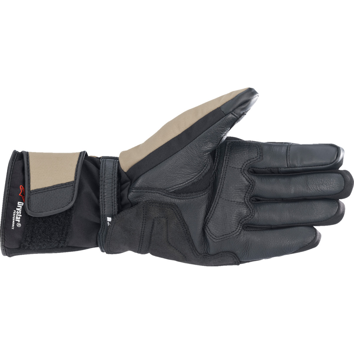 Alpinestars #3526922-1853-XL - Denali Aerogel Drystar® Gloves - Black/Dark Khaki/Fluo Red - XL