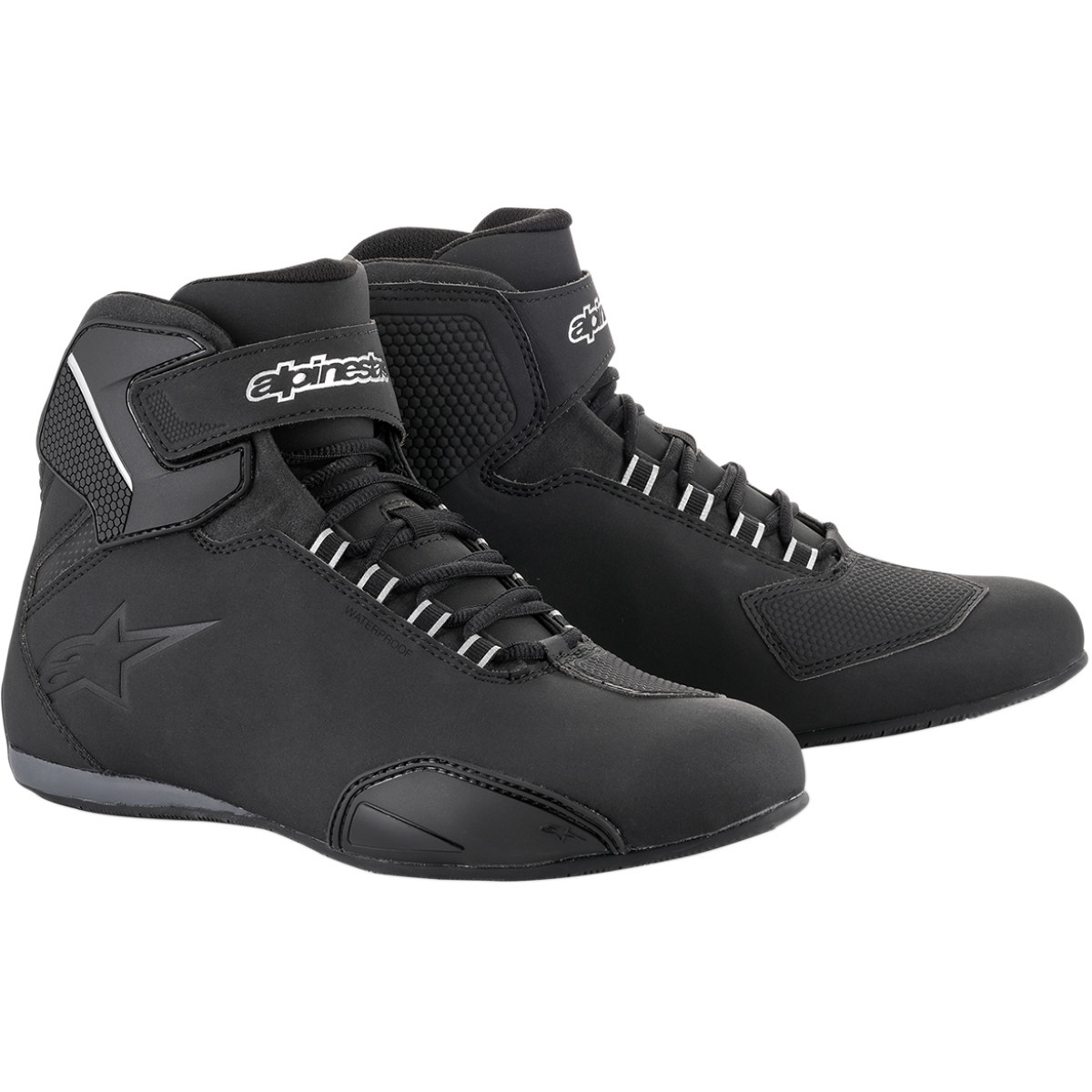 Alpinestars #25445191065 - Sektor Waterproof Shoes - Black - US 6.5 / EU 38.5