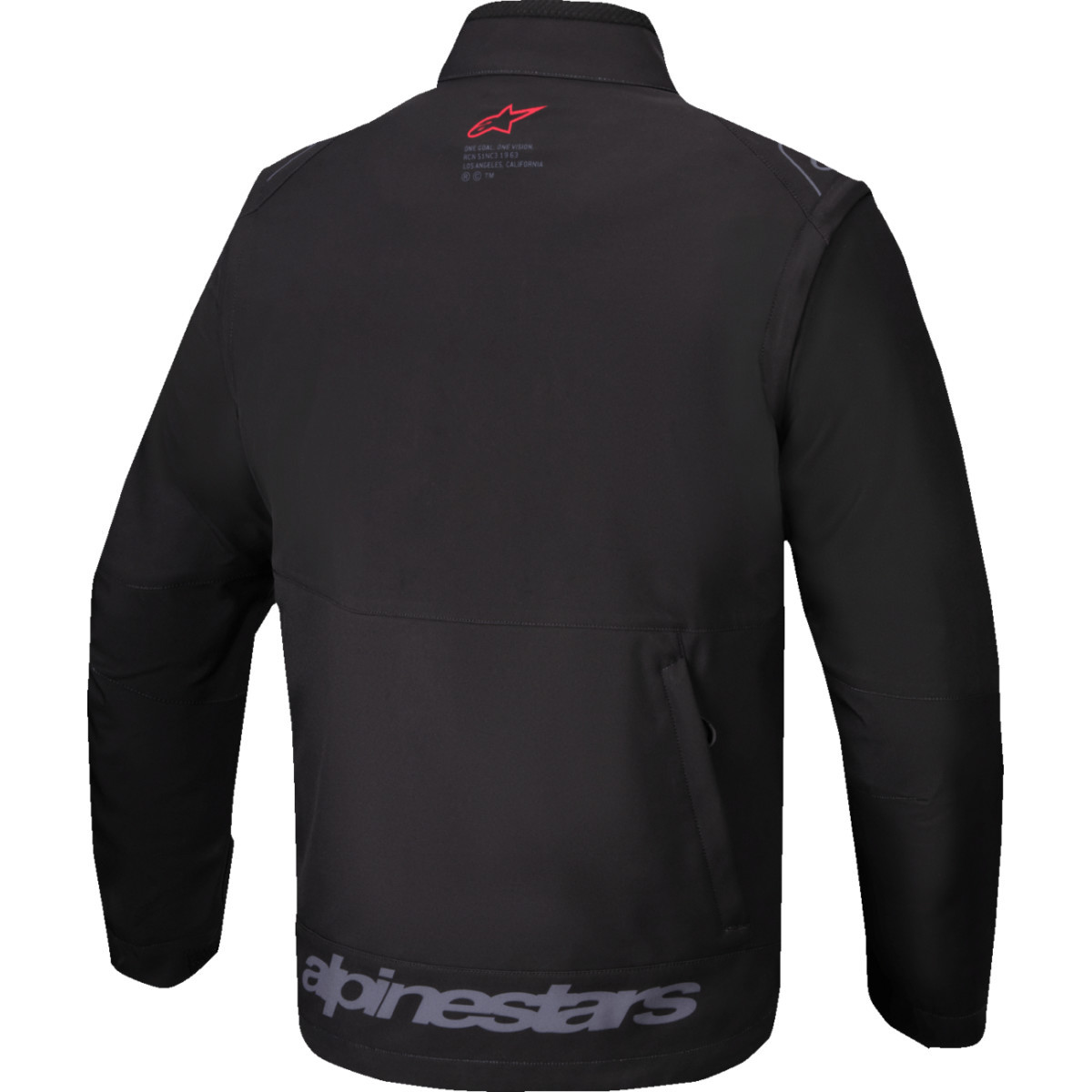 Alpinestars #3700225-10-S - Lite-Dura Softshell Jacket - Black - Small