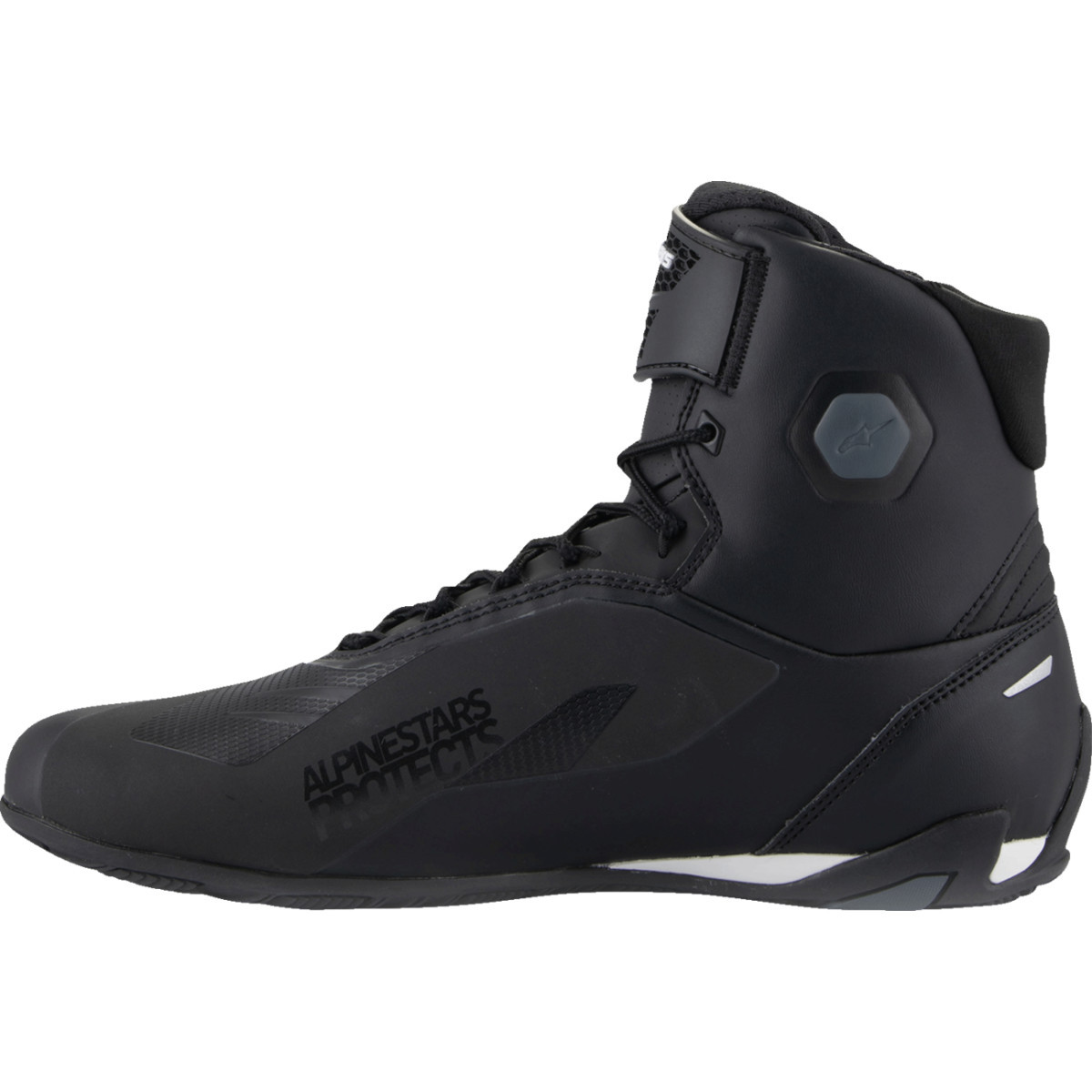 Alpinestars #2510425-12-135 - Faster-4 Shoes - Black/White - US 13.5