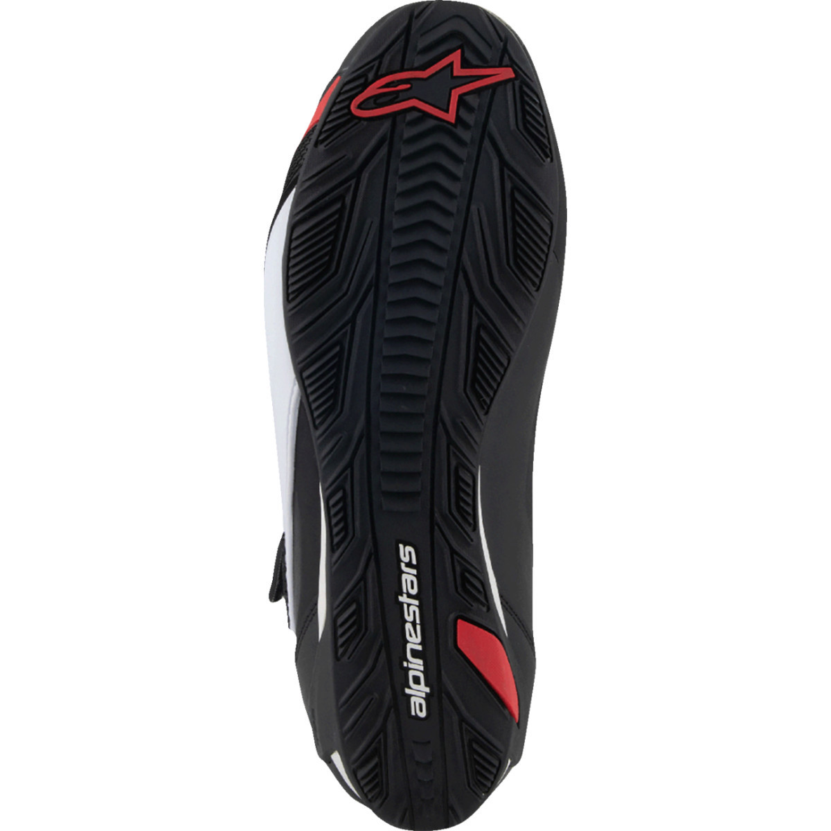 Alpinestars #2510425-123-115 - Faster-4 Shoes - Black/White/Red - US 11.5
