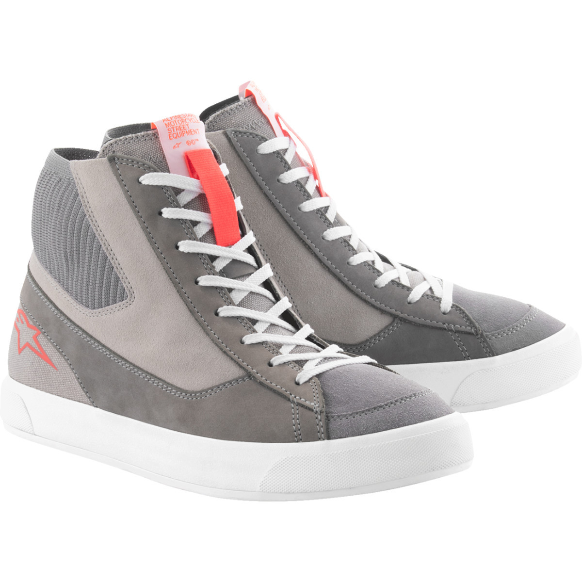 Alpinestars #2540124-9251-8 - Stated Shoes - Gray/Red/White - US 8 / EU 40.5