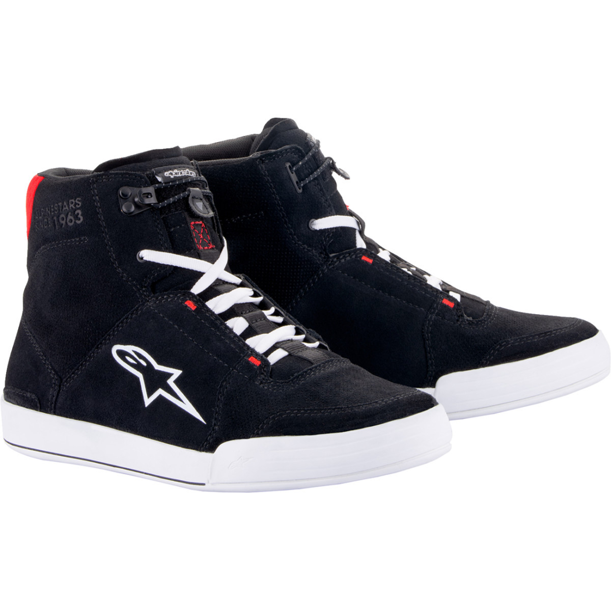 Alpinestars #2512322130411.5 - Chrome Shoes - Black/White/Red - US 11.5 / EU 45